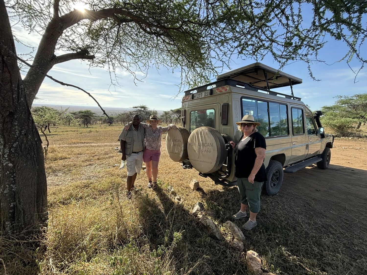 Game drive in the Serengeti