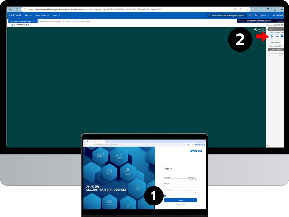 How to Book NDC - Amadeus — GM Tour & Travel