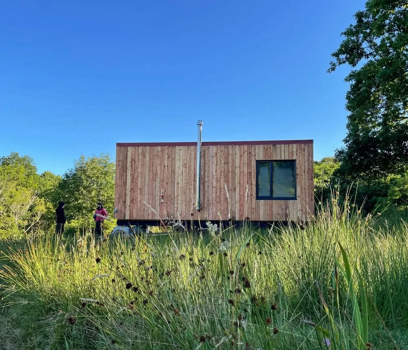 "... His bothy structures - made to order in his workshop at Achmore - epitomise simplicity. Innes drew on his experience on boats where everything must have a function and a place. Inside, the bothies are comfortable but pared down to the essen