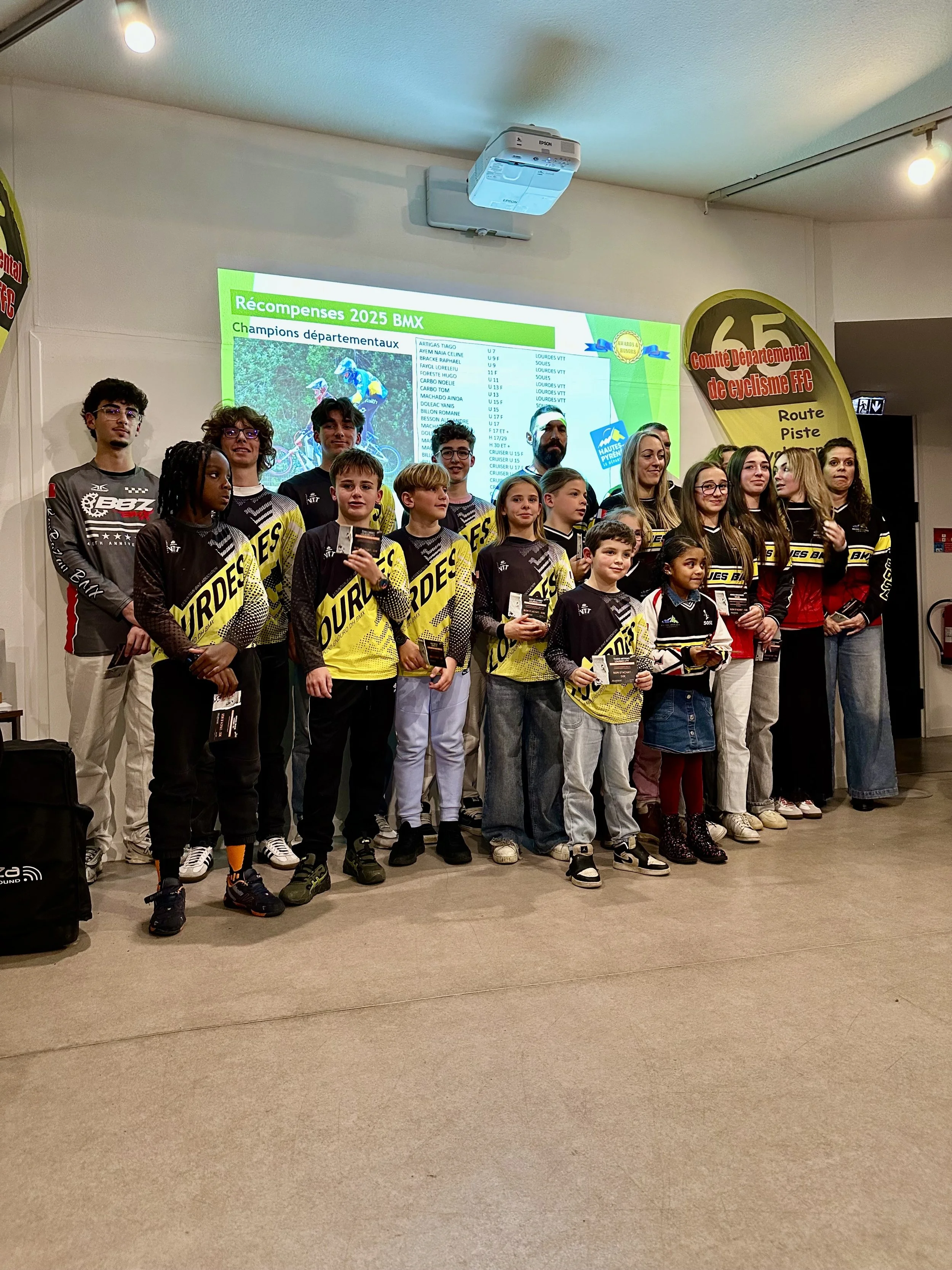 BMX: récompenses par le comité départemental de cyclisme des Hautes-Pyrénées.