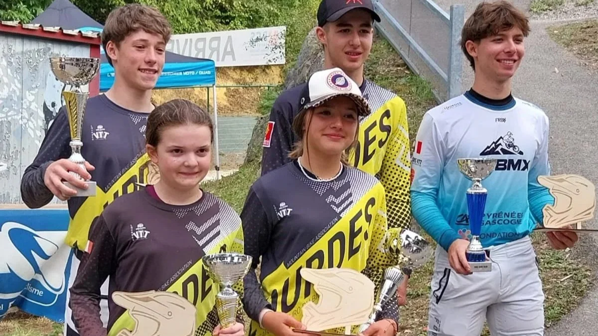 Championnat départemental à Barbazan : six titres pour Lourdes VTT  section BMX