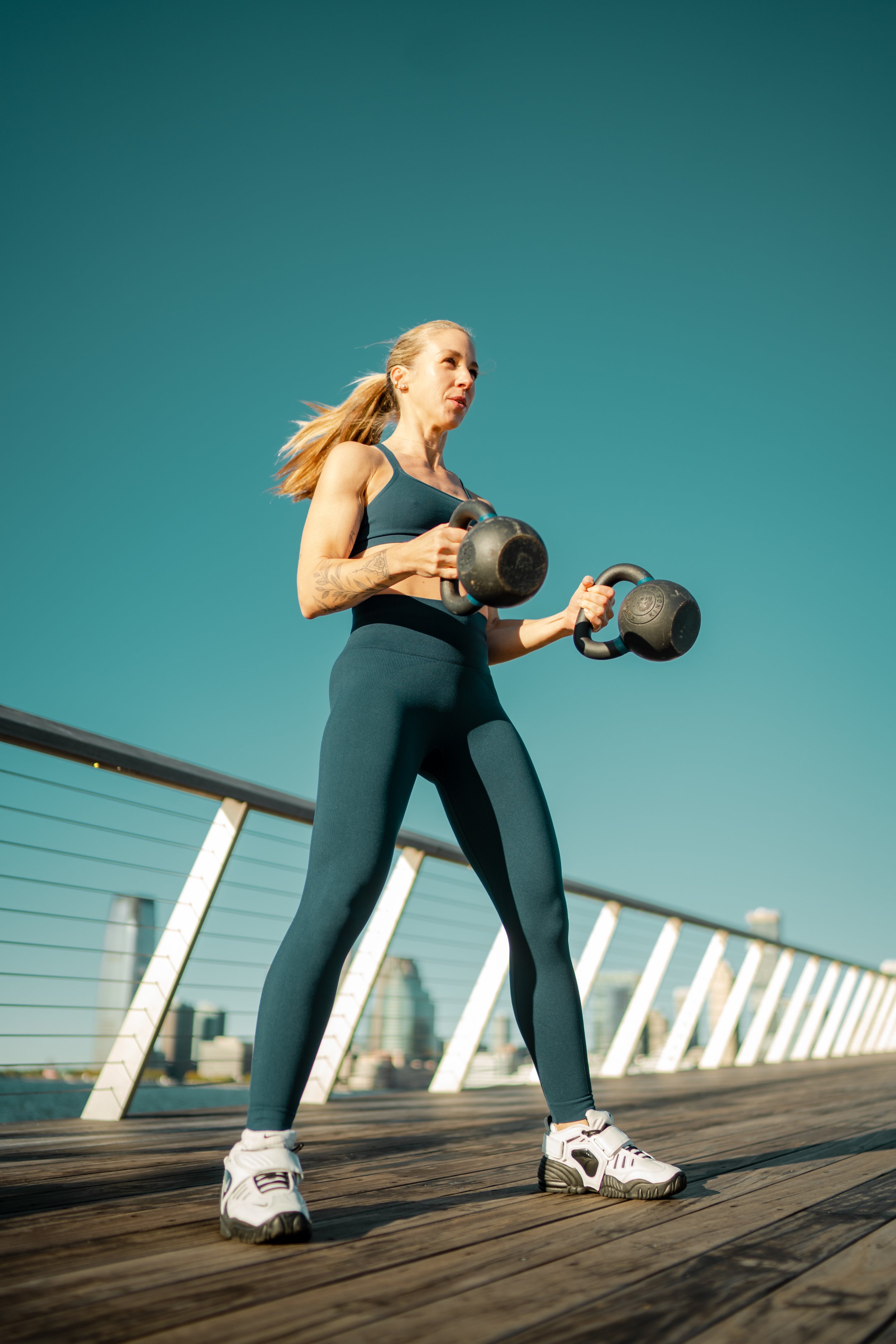 Dumbbell and Kettlebell Workout - Running on Real Food