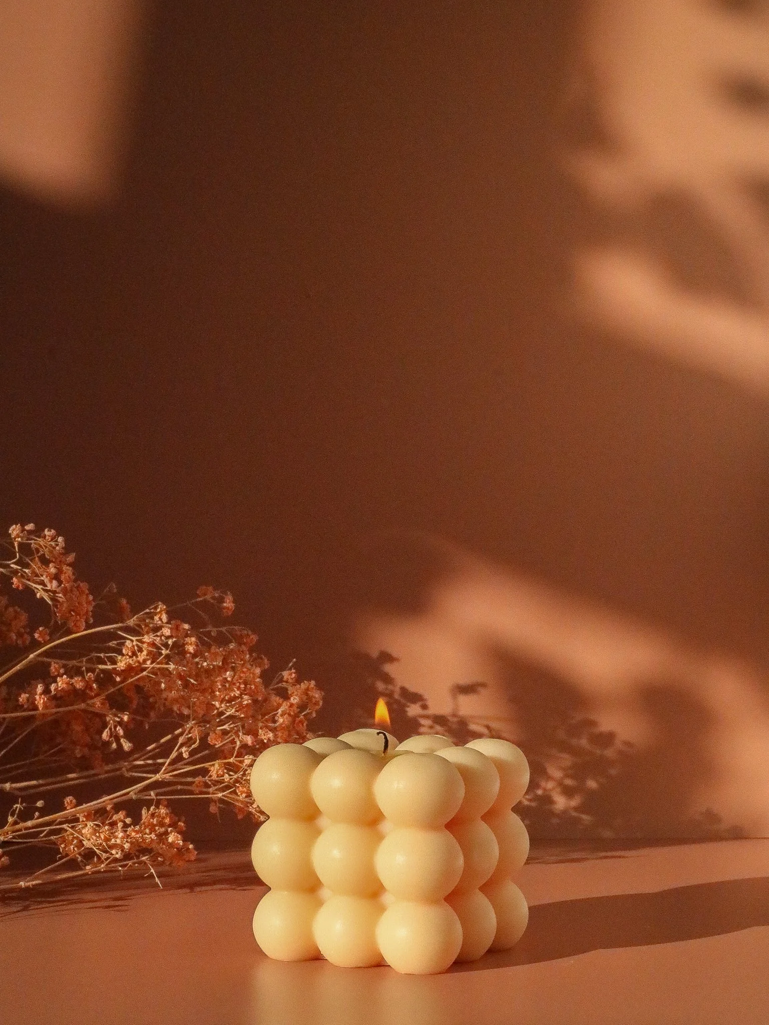 photo of bubble candle