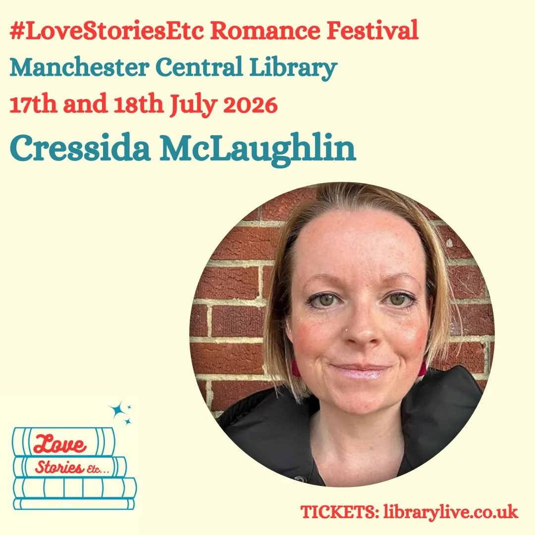 I&rsquo;m so thrilled to be part of the amazing #LoveStoriesEtc Romance Festival happening in Manchester Central Library next July!

Early bird two-day full access tickets are on sale now for just &pound;30, if you want to make sure you get all the a
