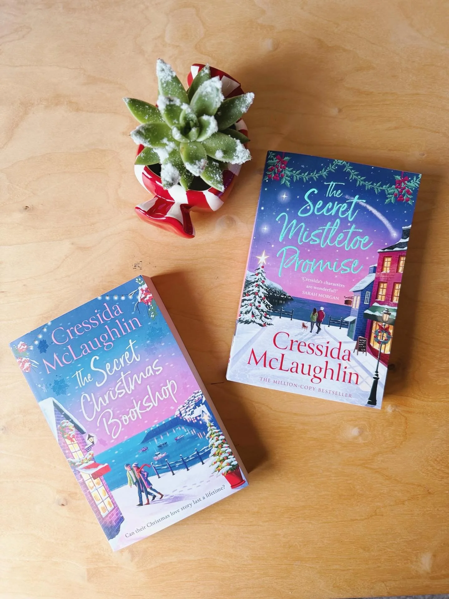 Here are my two North Norfolk books snuggling together with my new Christmas succulent, which I thought was a good idea but now just makes me want a big tin chocolate every time I look at it. 🍬

I&rsquo;m so happy that lots of people are discovering