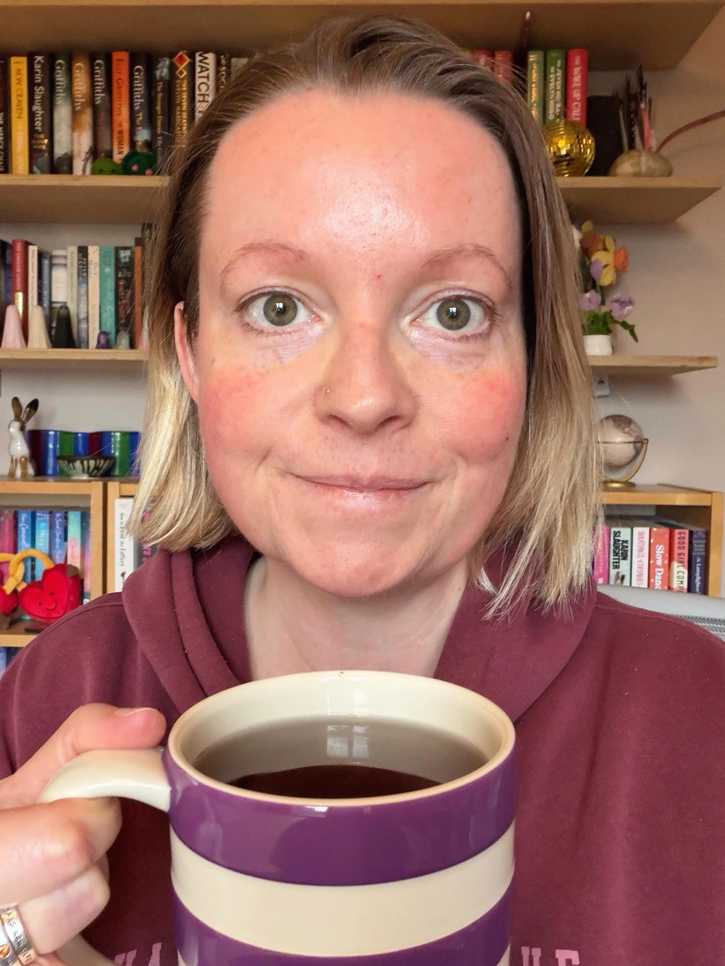 The peonies are almost out and the lupins are well on their way, spring is springing - albeit with a lot of May showers today - so of course that means I am snow flurries deep in my Christmas edits, with twinkly lights and big cups of tea and The Bub
