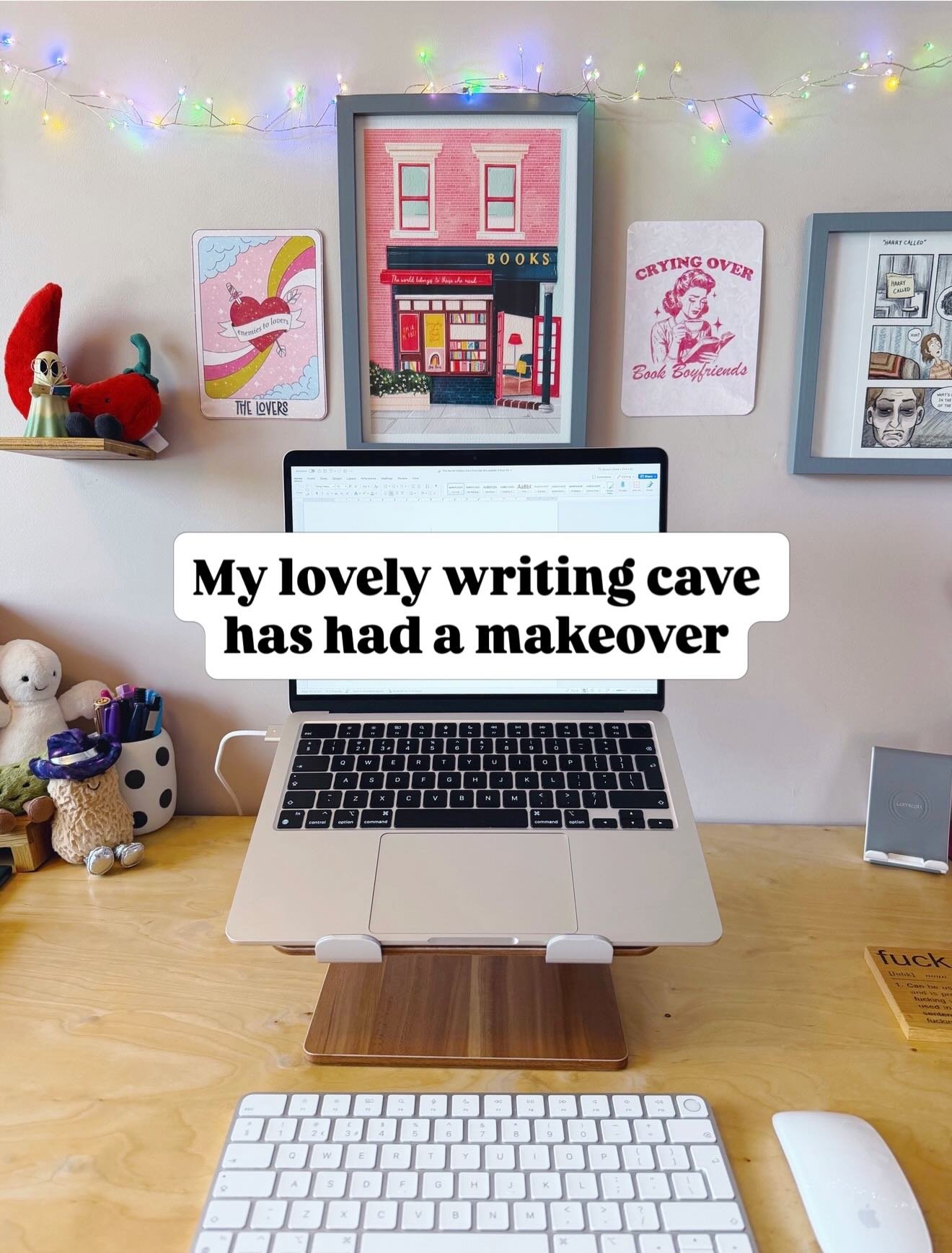 I am ready to write a lot more books in my new and improved writing cave! 🥰 It is VERY different. I think so, anyway. 😊

#romanceauthorsofinstagram #whereIwrite