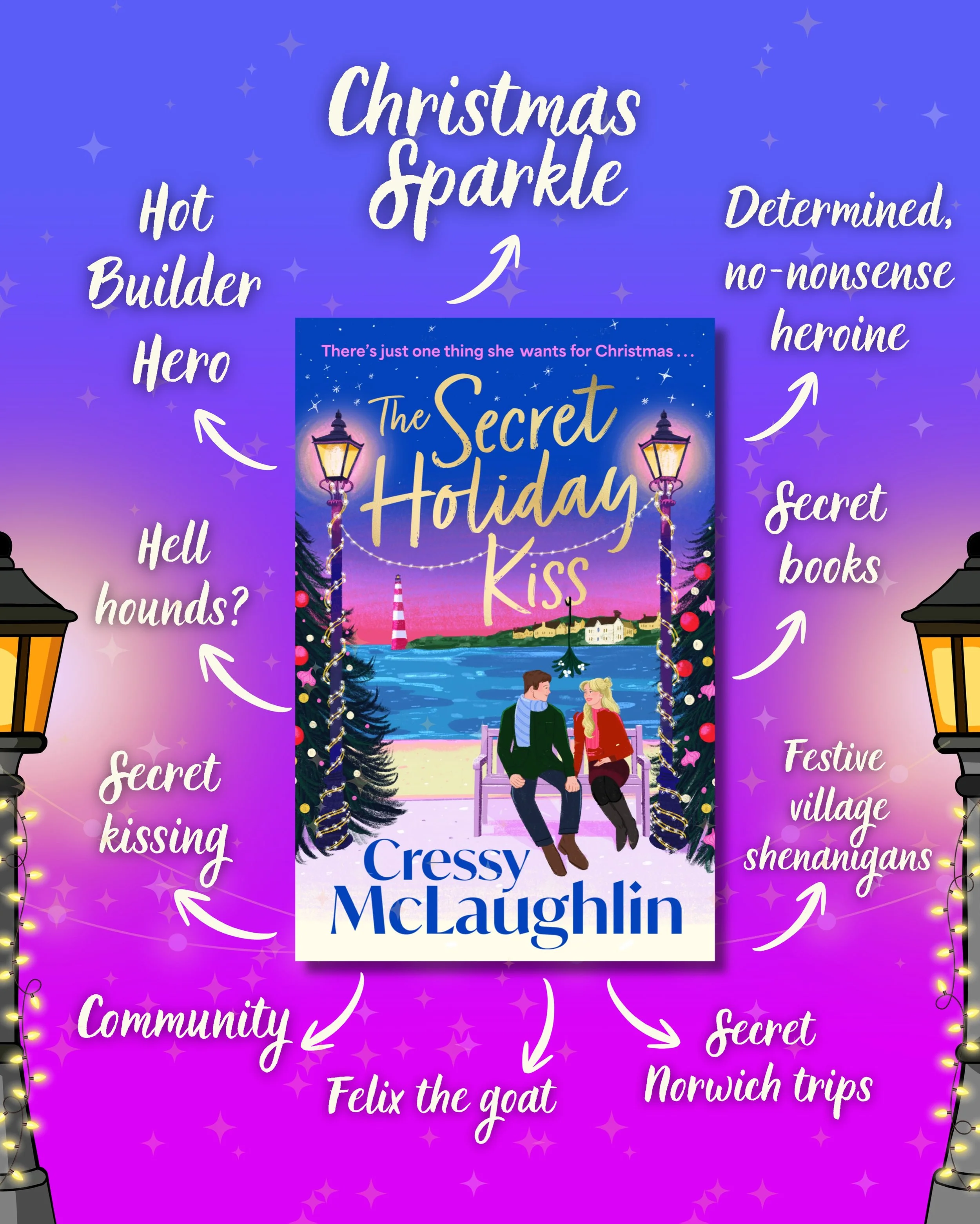 It&rsquo;s September, which means I can say that The Secret Holiday Kiss is out next month! It&rsquo;s out in one month and five days, in fact, so here is a little sneak peek of what you will find between the pages. 👀 

I was going back through it t