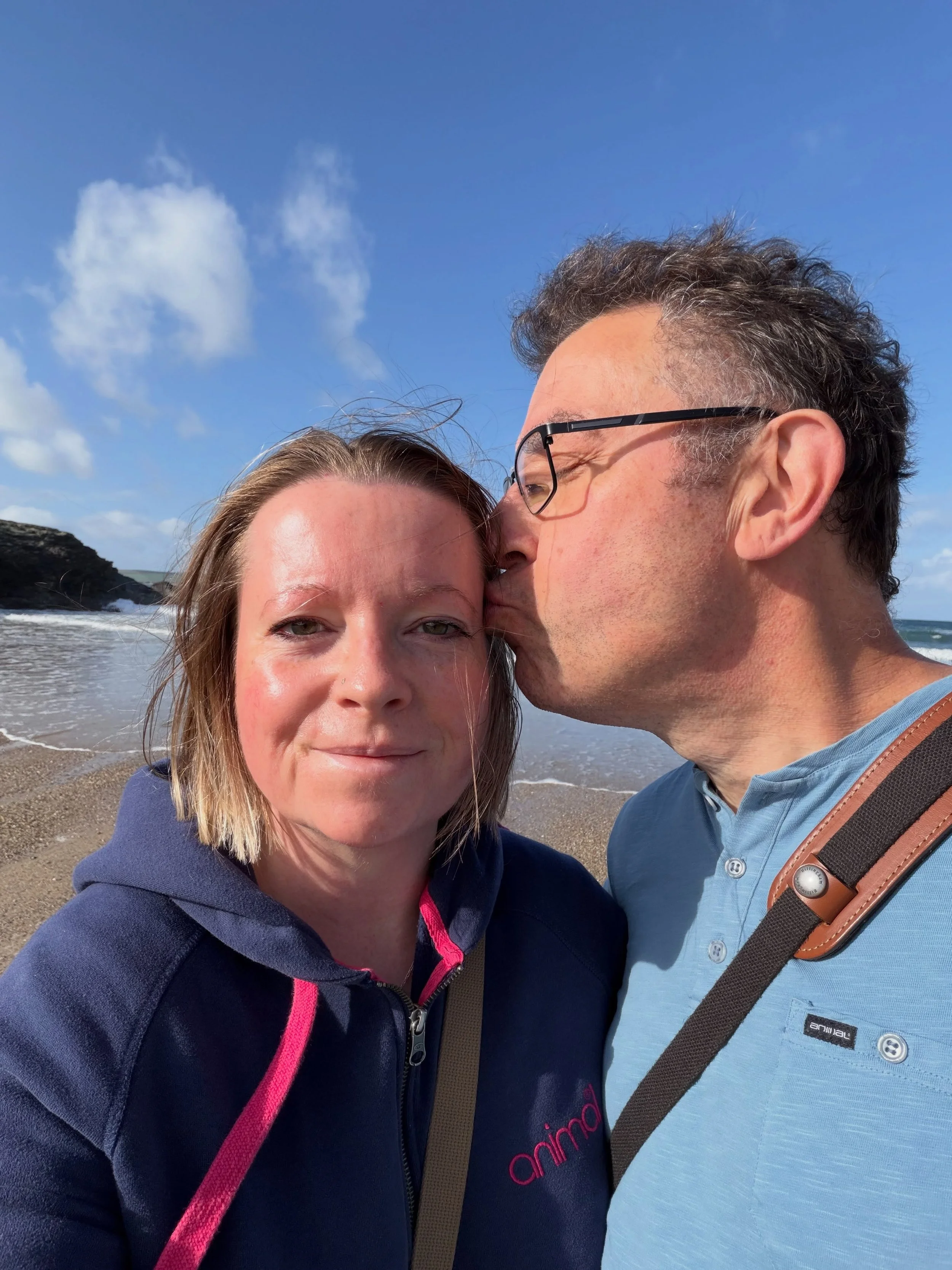 Today we went on a long, sunny and windy and sometimes scary walk around the Pentire Peninsula. I have had a lovely time on holiday so far, but spending the morning by the sea and the cliffs and the crashing waves feels like proper Cornwall to me. 

