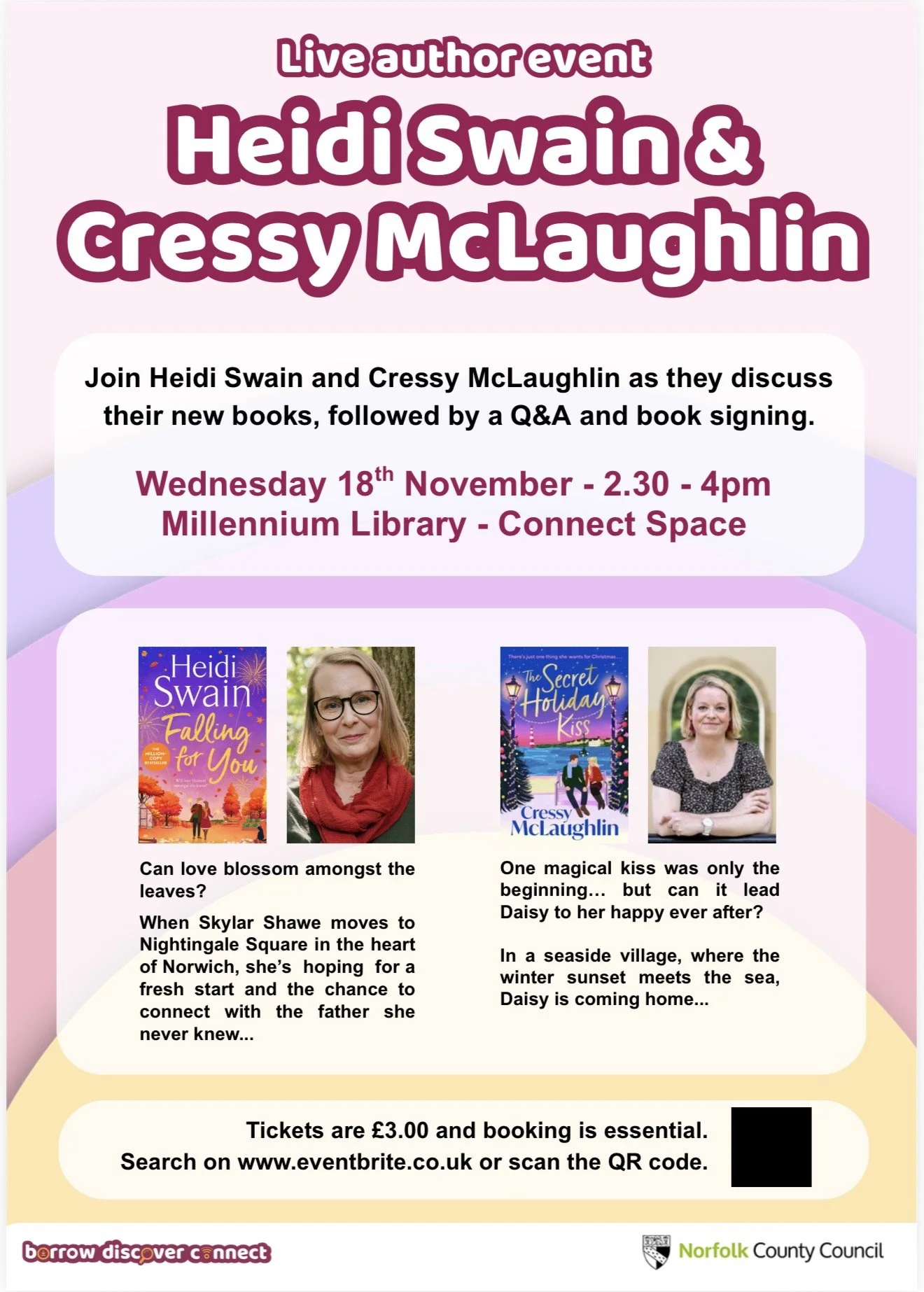 Heidi Swain and Cressy McLaughlin in conversation