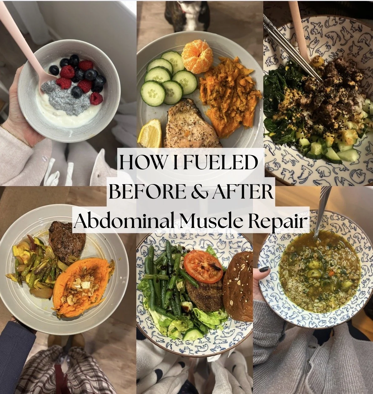 Fueling for Recovery: My Phase-Based Approach before &amp; After Abdominal Muscle Repair