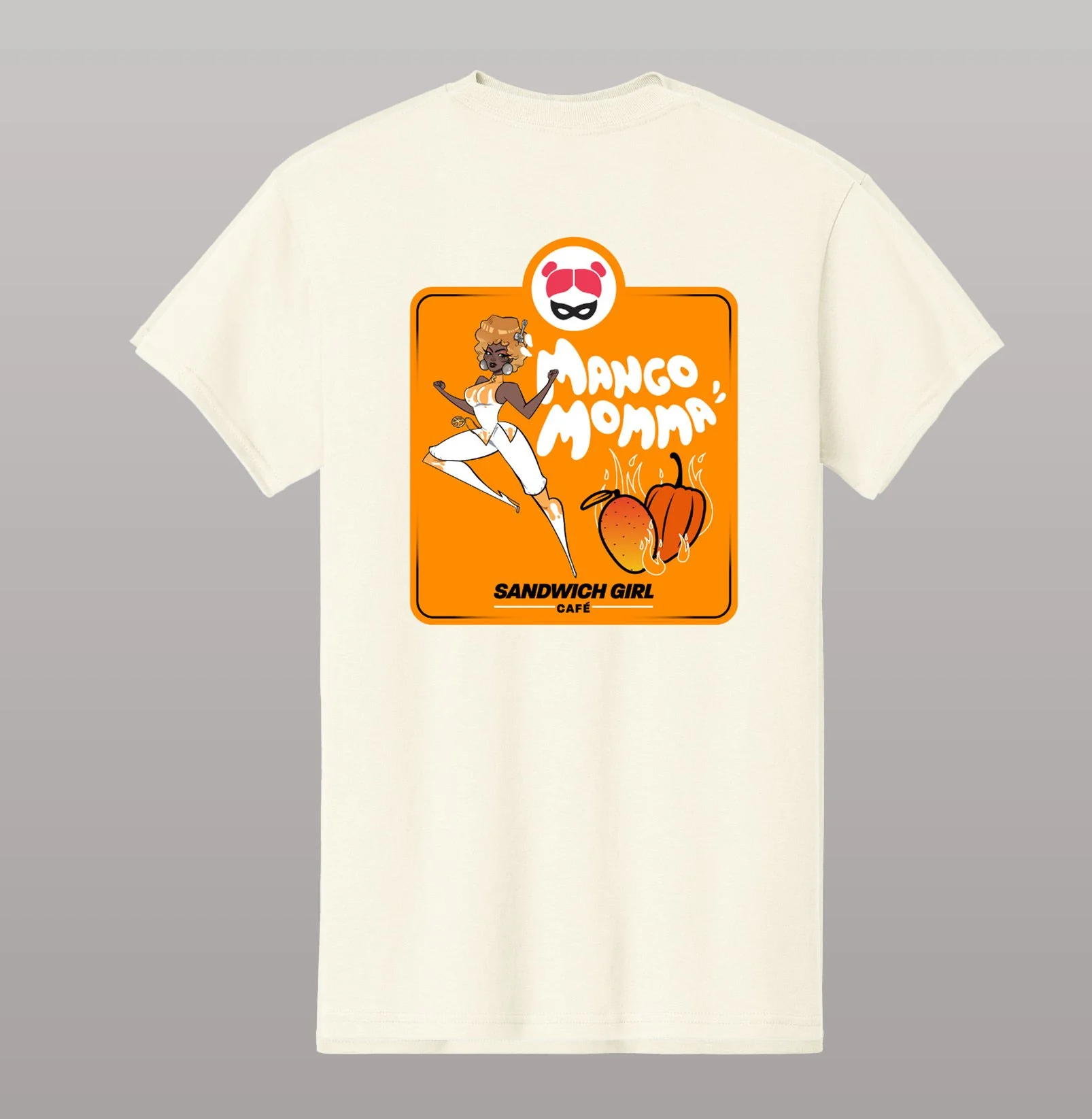 'Mango Mama' T-shirt — Natural