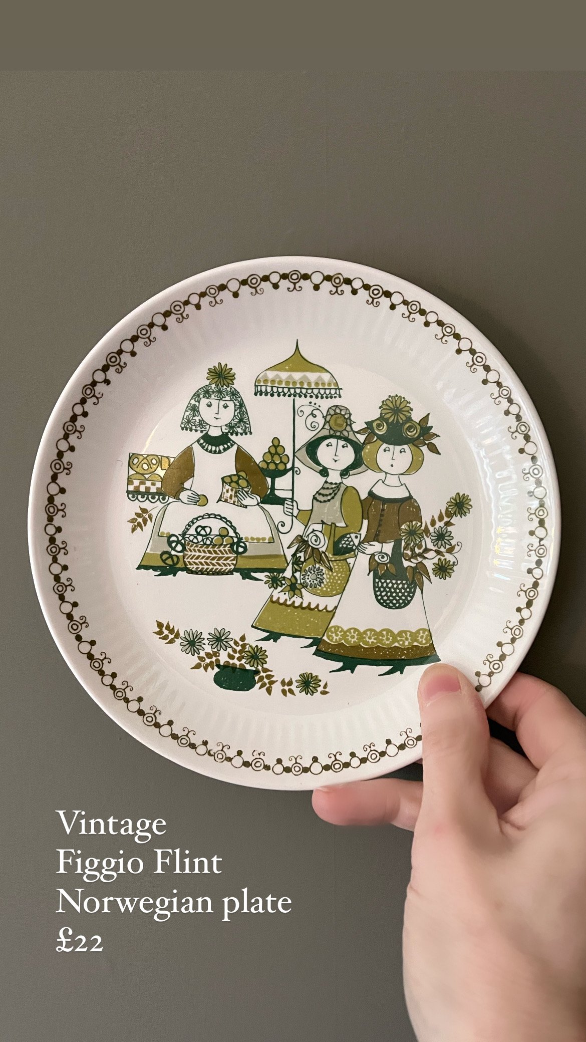 Norwegian Turi Designs plate