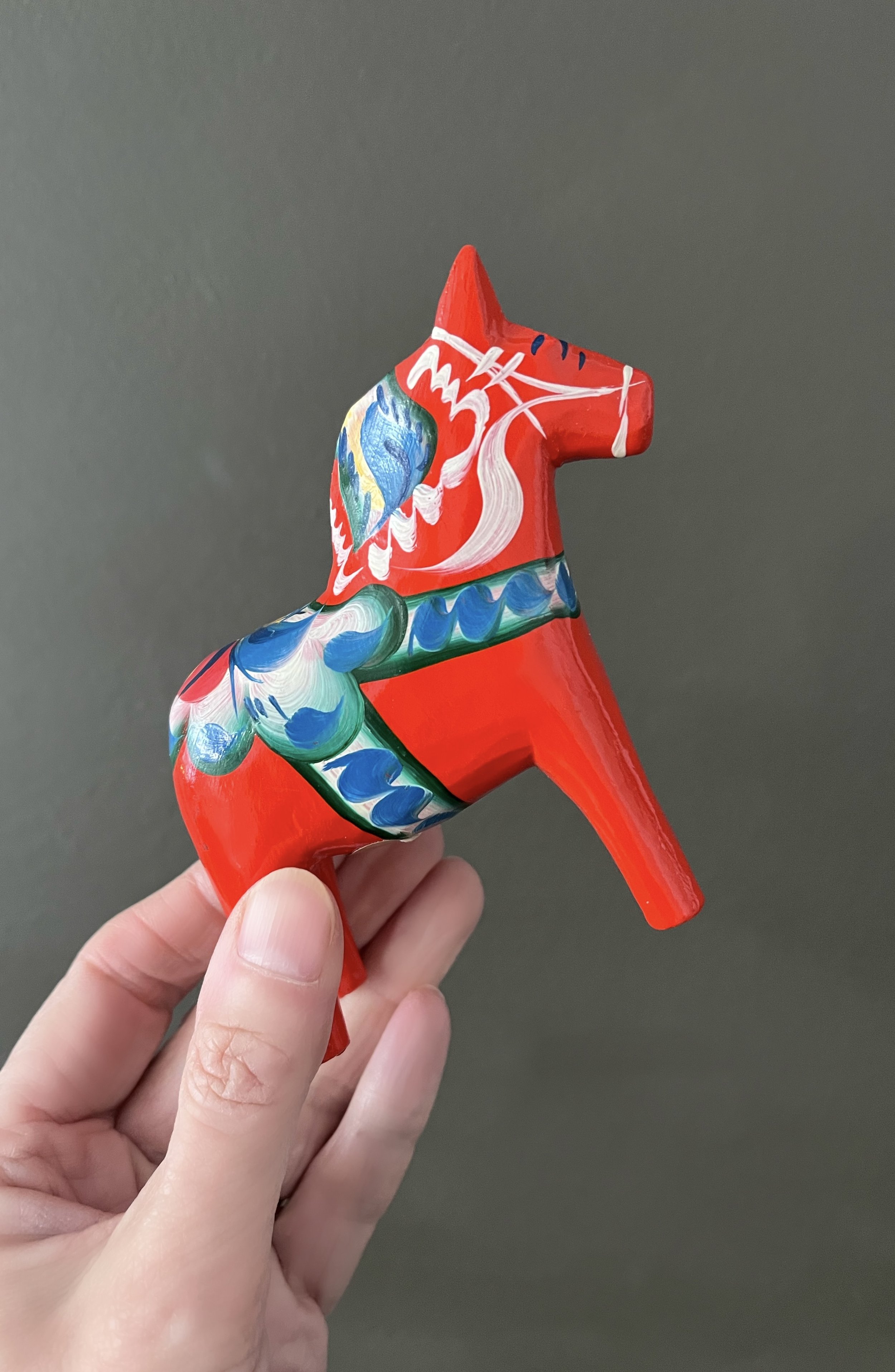 Bengt the 10cm newish Dala horse