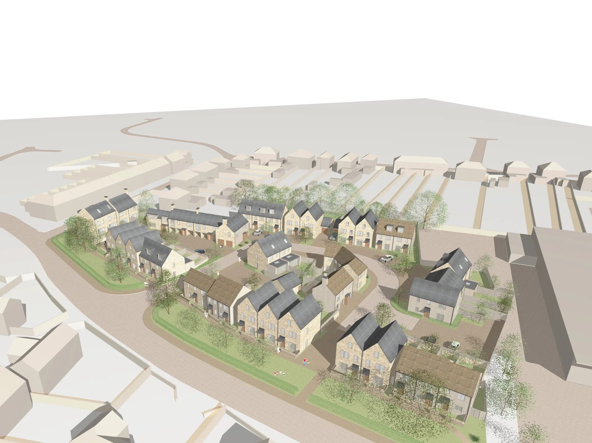 TETBURY / sensitively considered new homes for the desirable Cotswold