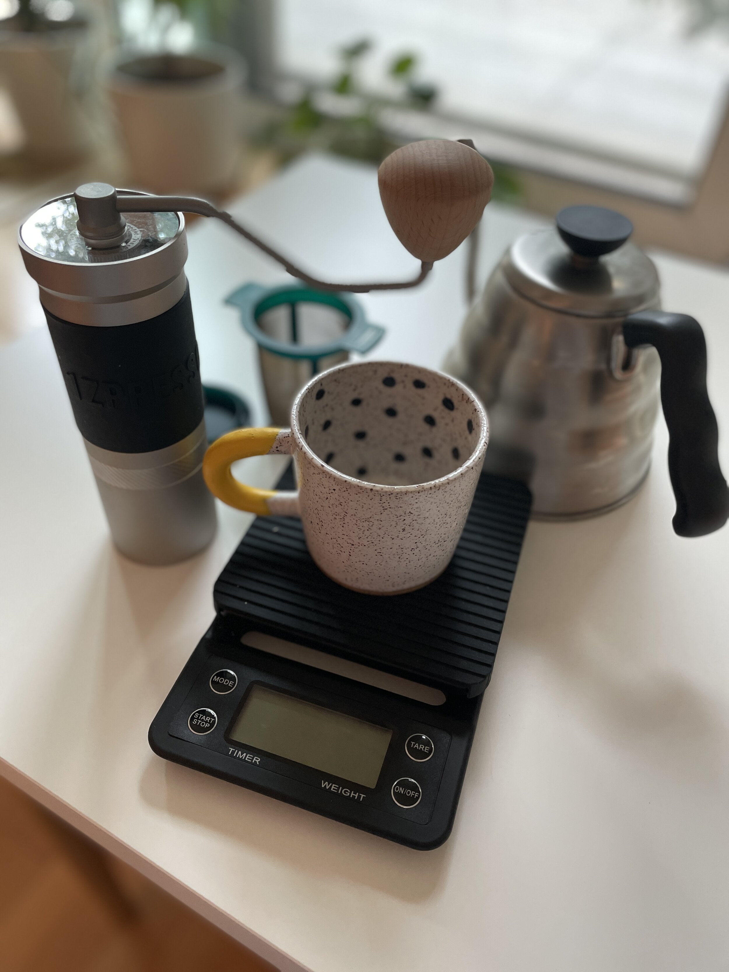 DRIP COFFEE BREWING TECHINIQUE : 3 STAGES ON BREWING - Millilitre