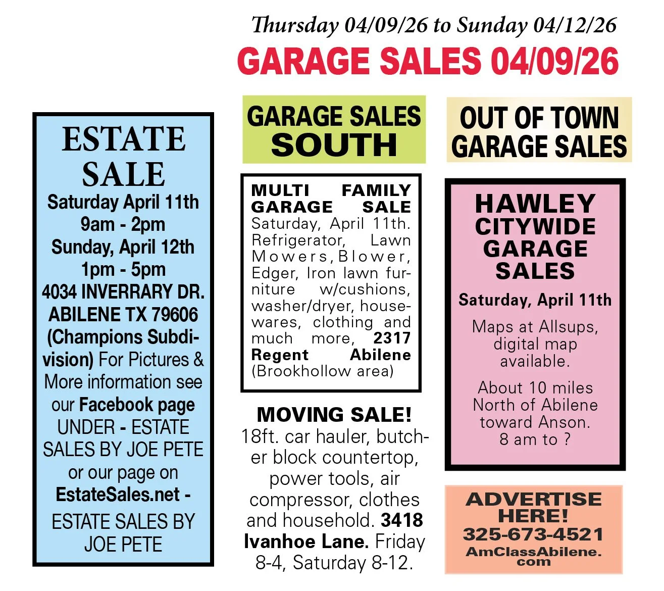 garage sales near me abilene texas, auctions near me, farm and ranch auctions near me, estate sales near me abilene texas taylor county, estate auction near me, yard sales near me, rummage sales, multi-family garage sales moving sales, antiques, vint