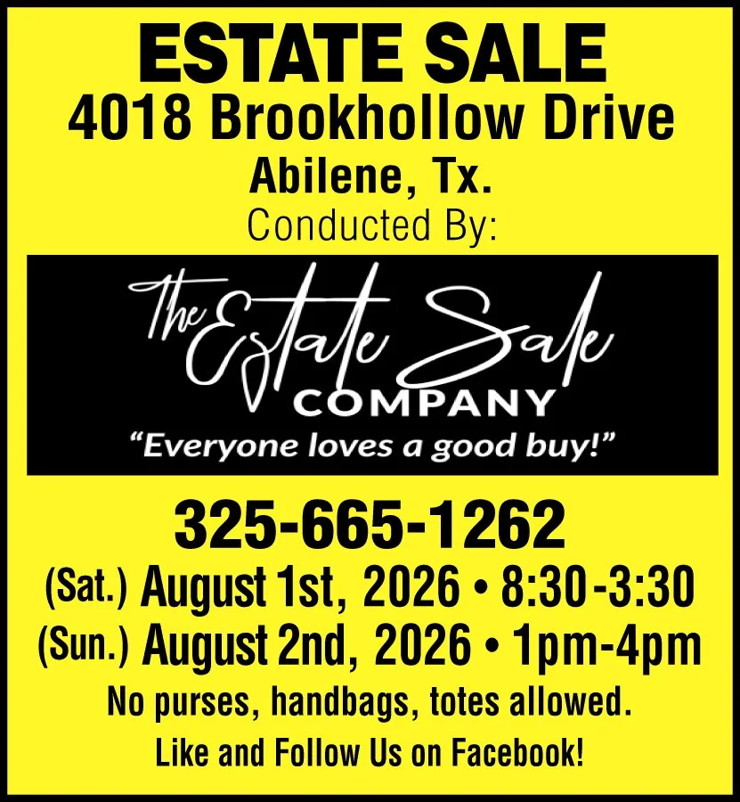garage sales in abilene texas, auctions, estate sales, rummage sale, neighborhood sales, facebook marketplace garage sales, taylor county garage sales, estate auction, big country auction, blue willow estate sales, the estate sale company, estate sal