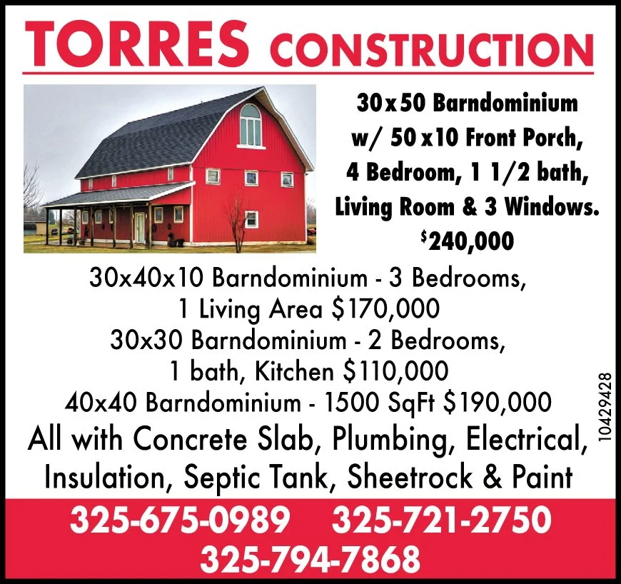 BUSINESS & SERVICES Thrifty Nickel of Abilene Construction