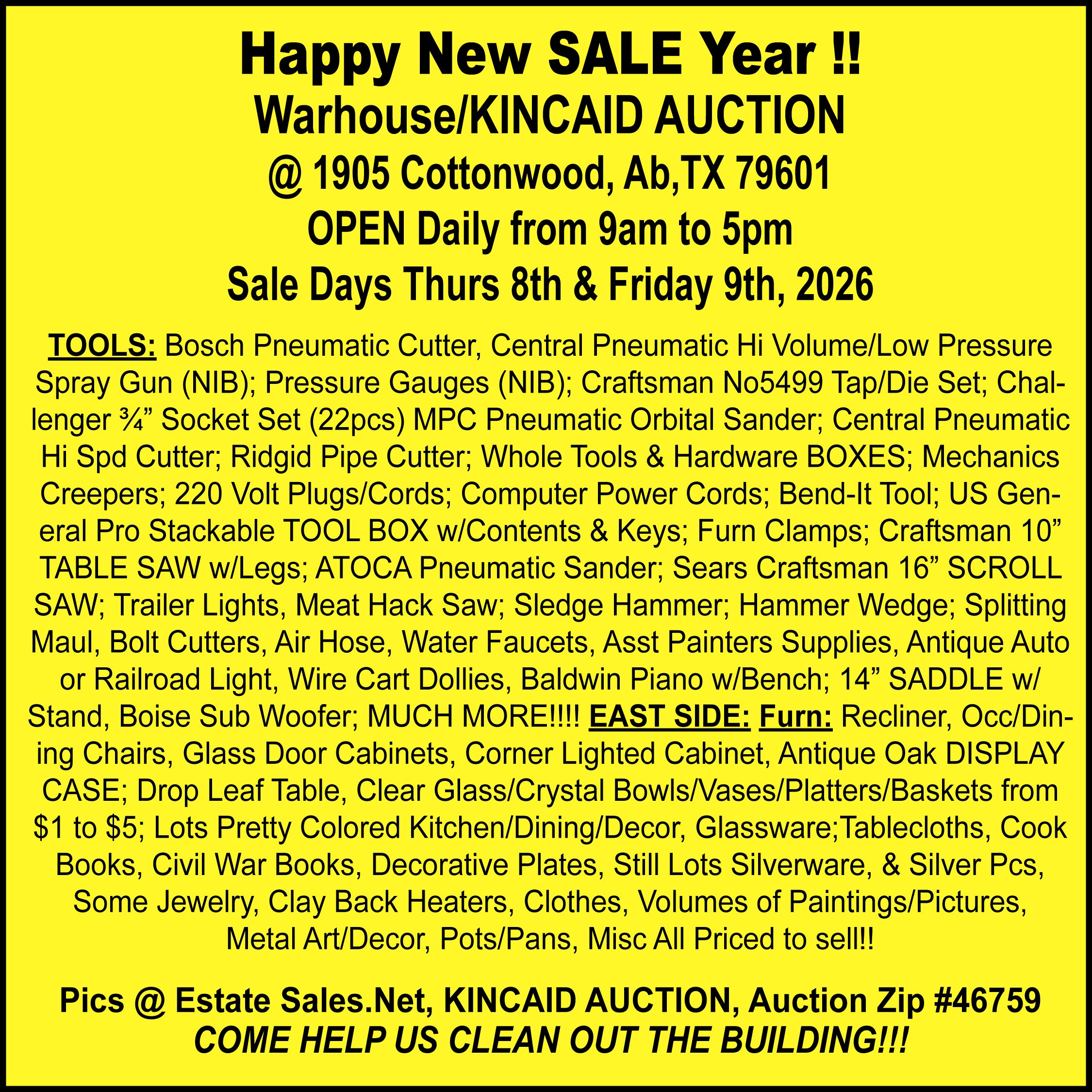 garage sales near me abilene texas, auctions near me, farm and ranch auctions near me, estate sales near me abilene texas taylor county, estate auction near me, yard sales near me, rummage sales, multi-family garage sales moving sales, antiques, vint