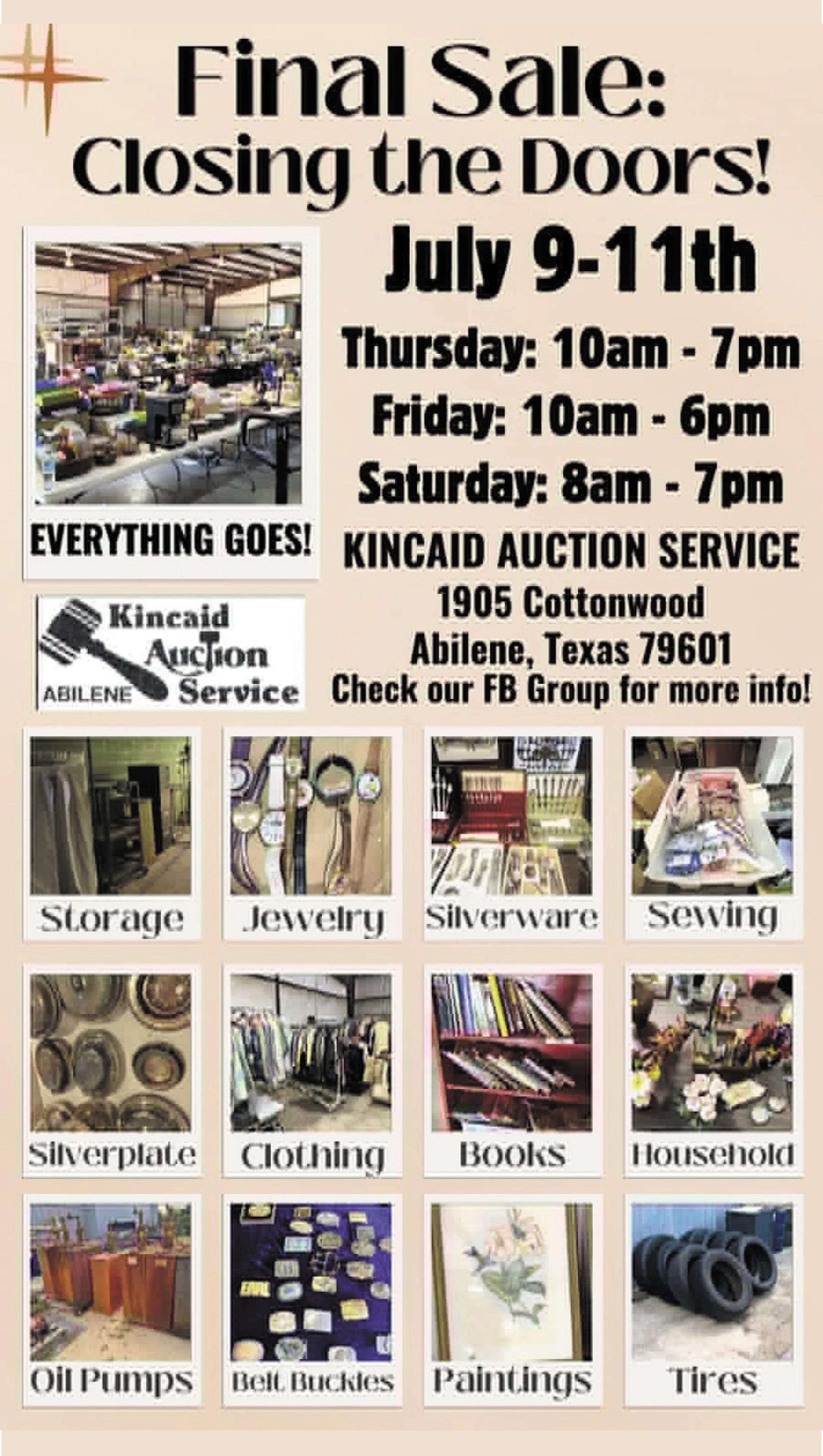 garage sales in abilene texas, auctions, estate sales, rummage sale, neighborhood sales, facebook marketplace garage sales, taylor county garage sales, estate auction, big country auction, blue willow estate sales, the estate sale company, estate sal