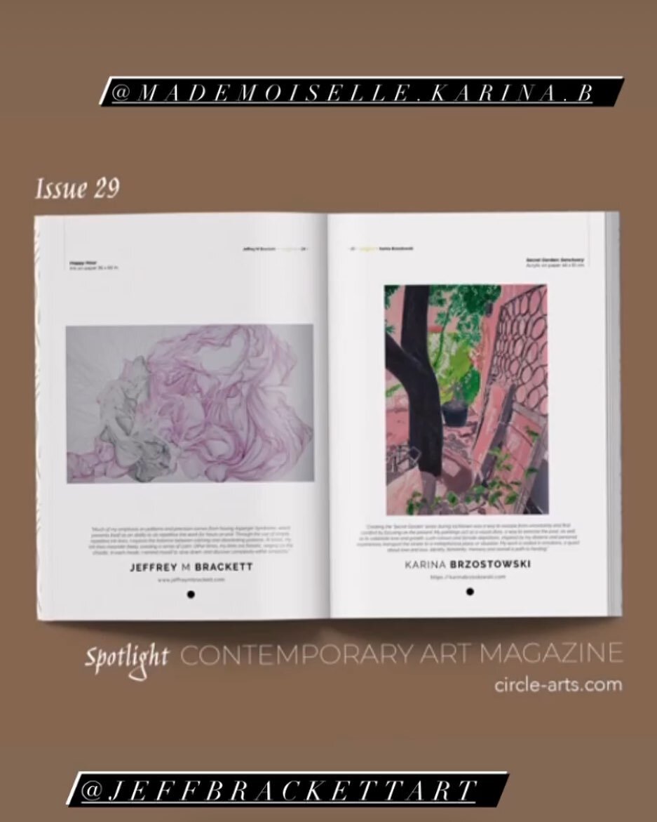 My art in Spotlight Contemporary Art Magazine! 
#art #frenchartist #artmagazine #secretgarden #painting #contemporaryart #contemporarypainting #internationalartist #artcollector #artbuyers #worldofart #artcurators #artconsultants #dubaiartist #artfra