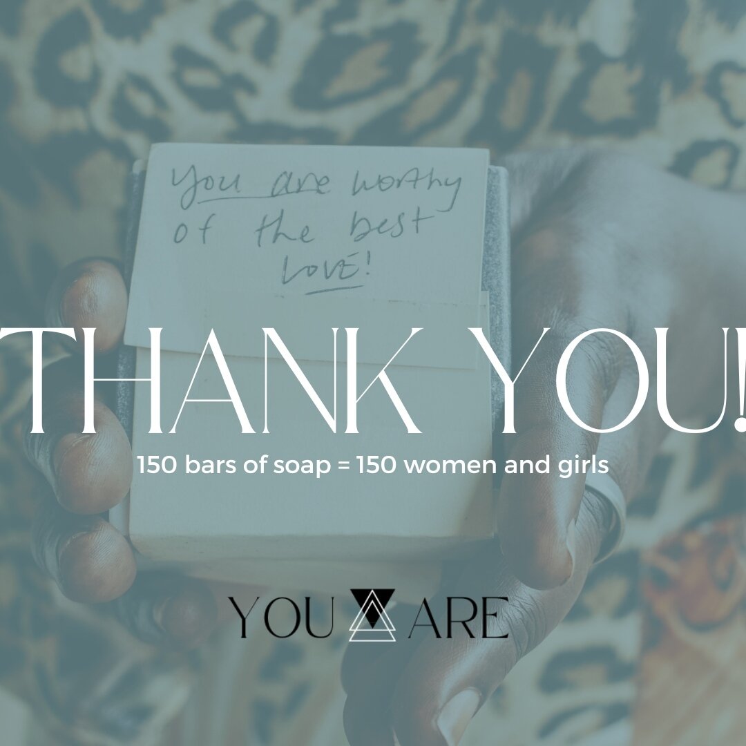 A heartfelt thank you to everyone who donated to our soap drive! 🧼 Your generosity will help make a difference in the lives of women and girls in Uganda.⁠
⁠
Let's continue to spread love and kindness one bar of soap at a time. ❤️⁠
⁠
#donate #givebac