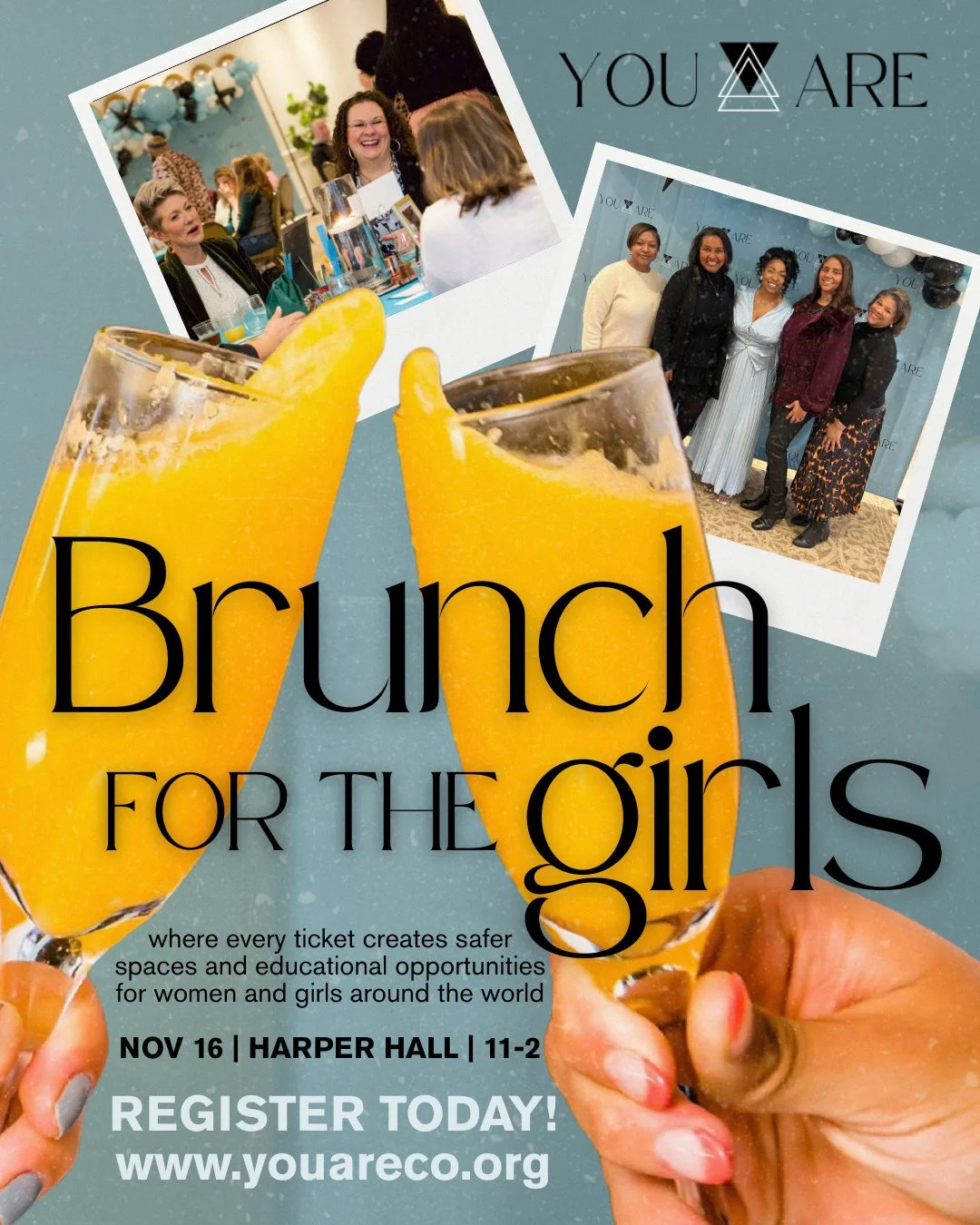 Grab your besties and make it a Sunday to remember because this is a day just for YOU and HER 💕⁠
⁠
Even better? Your ticket helps create safer spaces and life-changing opportunities for women and girls! We're less than two weeks away!⁠
⁠
Purchase yo