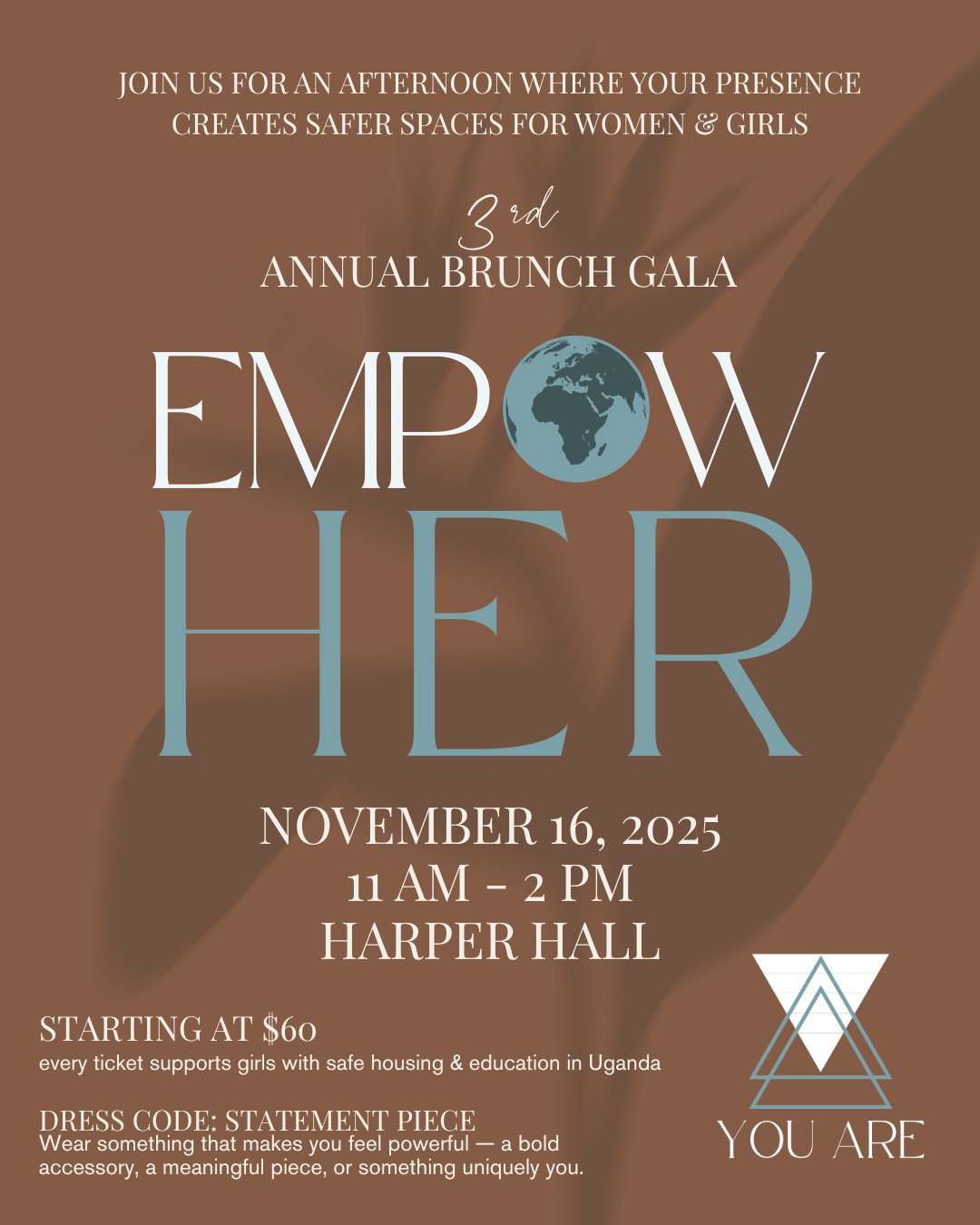 5 days to go! The EmpowHER Brunch Gala is almost here.⁠
⁠
It&rsquo;s going to be a morning full of connection, celebration, and impact for women and girls around the world.⁠
⁠
Don&rsquo;t wait to grab your ticket. Come join us and be part of somethin