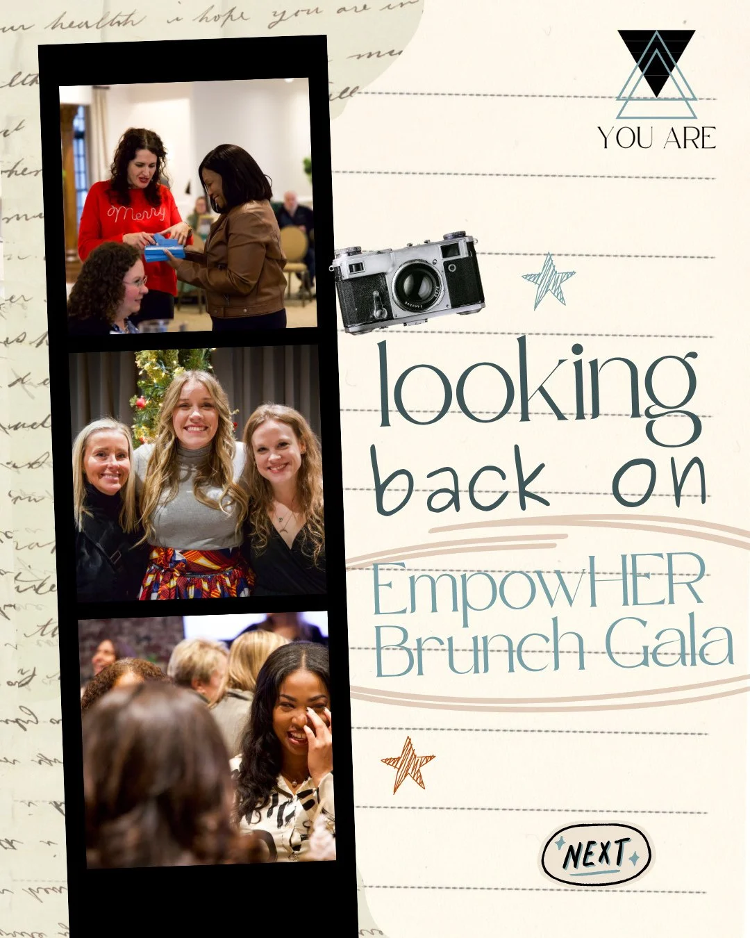 Looking back and looking forward 👀✨⁠
⁠
Our very first EmpowHER Brunch Gala in 2023 brought together 45 incredible people and raised over $5,000 for women and girls. Last year, over 100 amazing changemakers joined us and together we raised more than 