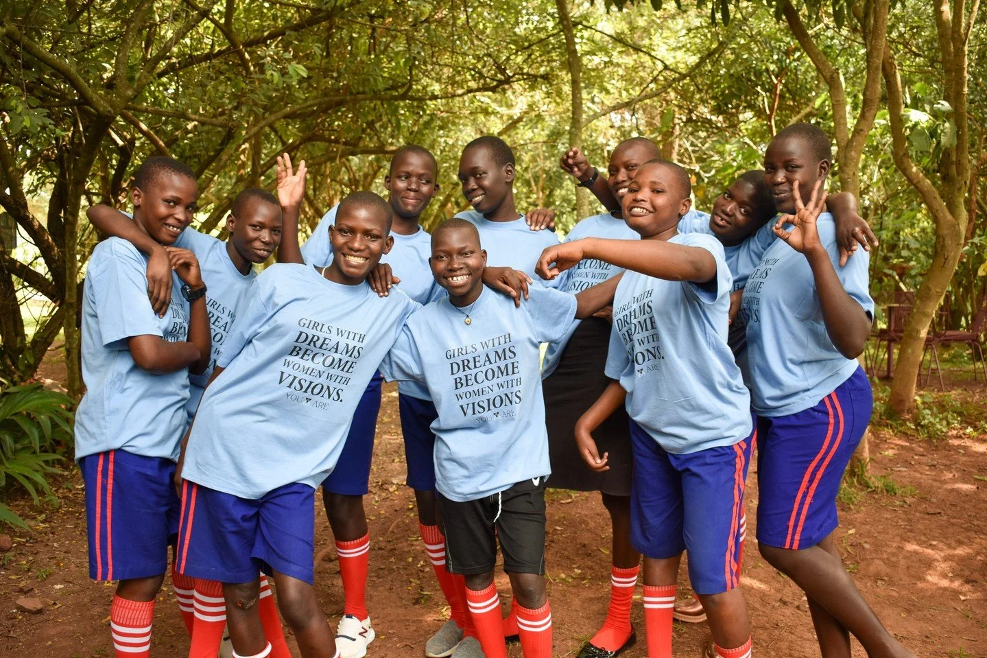 Meet some of the incredible girls YOU ARE supports! 🩵⁠
⁠
Right now, 26 girls are thriving at safe boarding schools, but there are 20+ girls on the waiting list hoping for the same opportunity.⁠
⁠
You can help us create wider and deeper ripples. Join