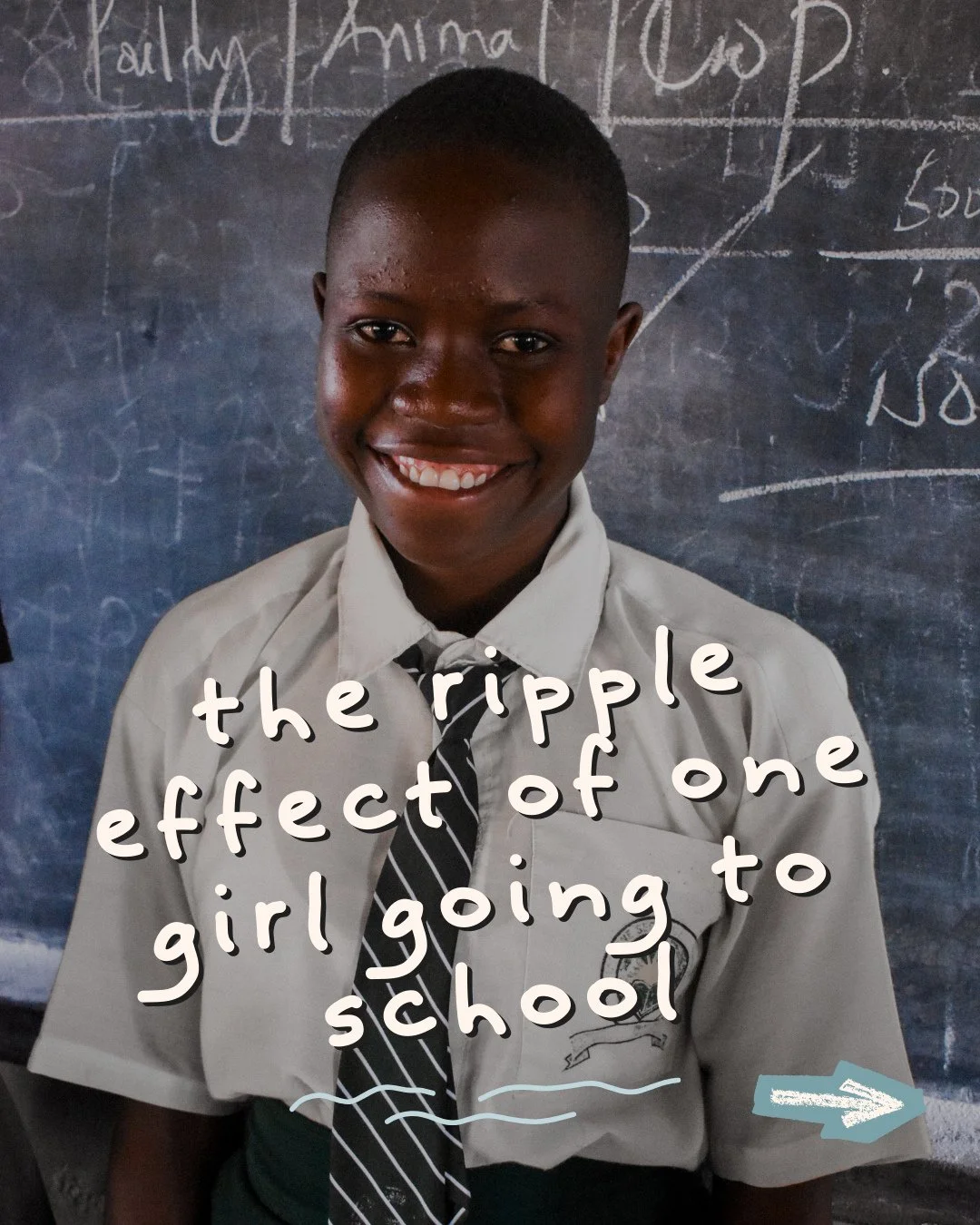 It starts with one girl staying in school.⁠
⁠
That single decision reshapes her future, and the future around her.⁠
Marriage is delayed. Opportunity expands. Choice becomes possible.⁠
⁠
As she grows, so does what&rsquo;s around her.⁠
Families shift. 