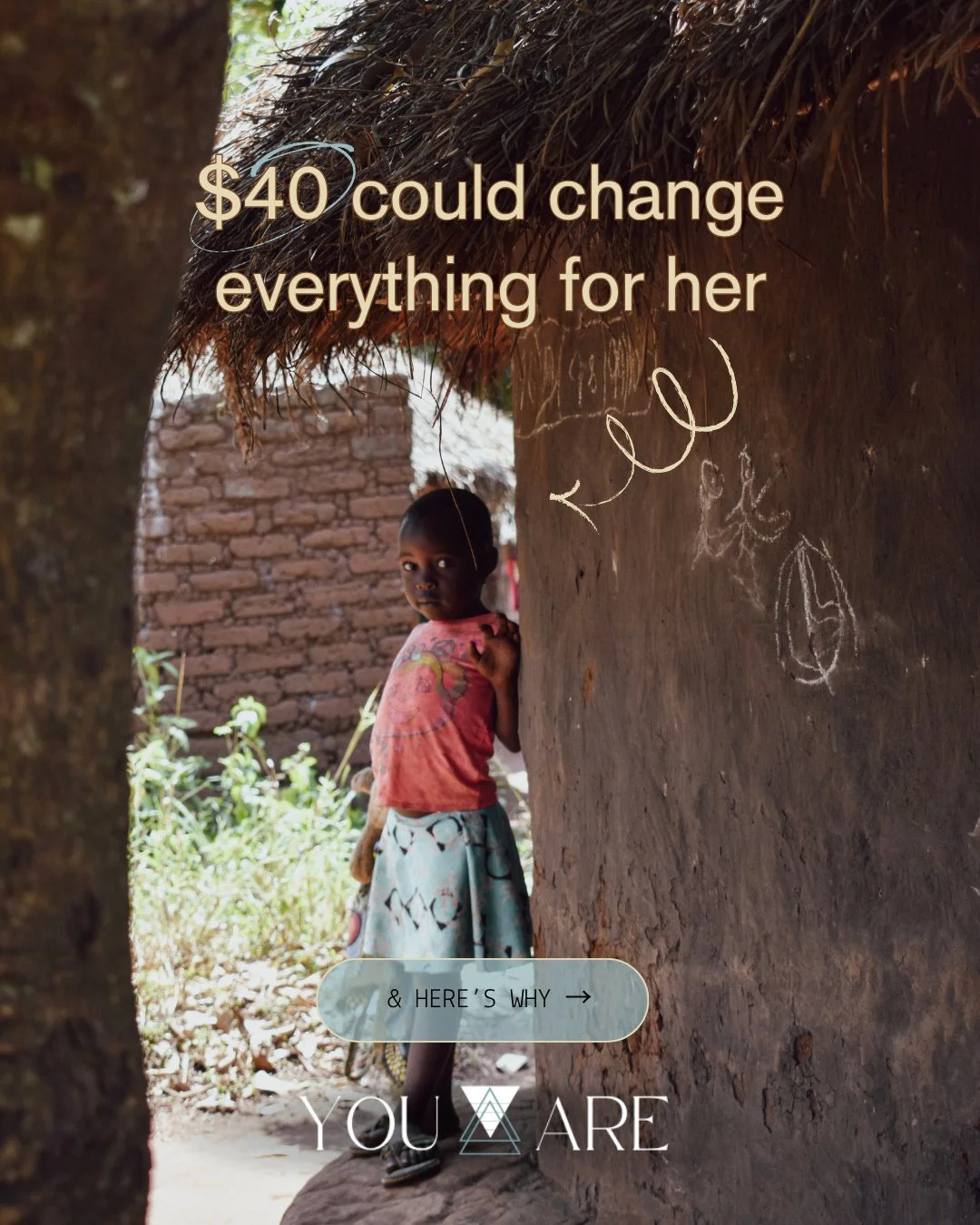 $40 could change everything for her. 🌱⁠
⁠
When a girl is out of school, she's more vulnerable to exploitation, child marriage, and a future she never chose.⁠
⁠
But you can change that &mdash; right now, for $40.⁠
⁠
This spring, join the Water The Se