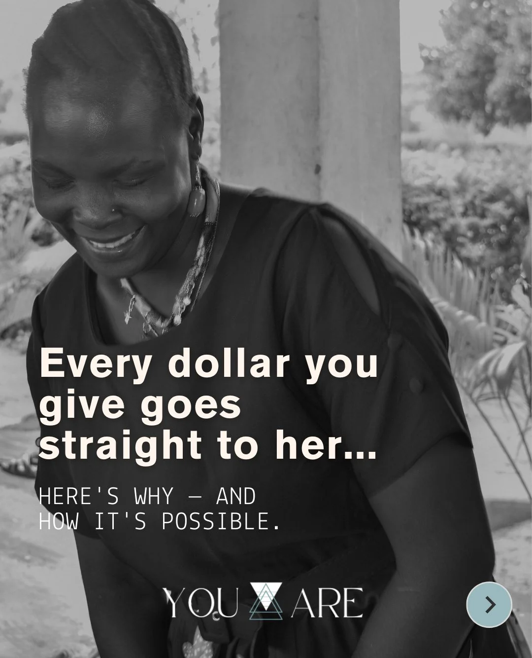 Every single dollar you give goes straight to her. 🩵⁠
⁠
We know that's a big claim. So we want to tell you exactly why it's true.⁠
⁠
Our Sparks community &mdash; a dedicated group of supporters who believe in this work deeply &mdash; covers 100% of 