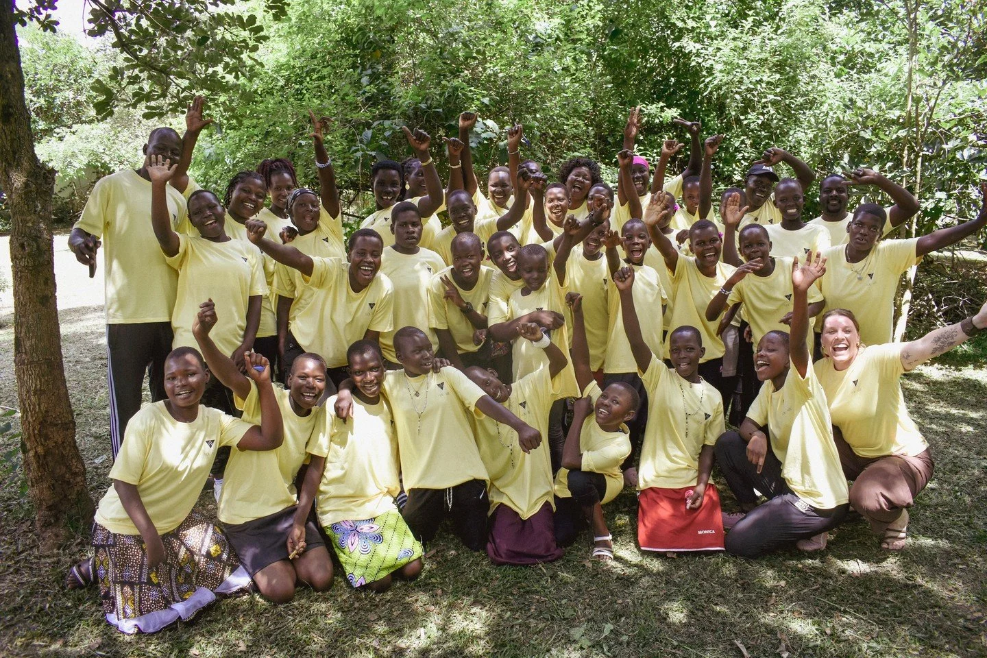 These are the 35 women and girls in our program who are receiving safe housing and education.⁠
⁠
When we started the Rewrite Her Future campaign, we had 30 girls on our waitlist. In just the last week, we've identified 20 more girls who need the same