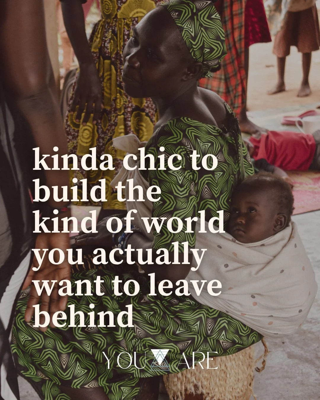 Kinda chic to remind a stranger she is worthy, just because you can.⁠
⁠
This fall, we're inviting you to be part of a story that isn't about you, and that's exactly the point. 30 girls in Uganda are waiting for the chance to hear "you are worthy
