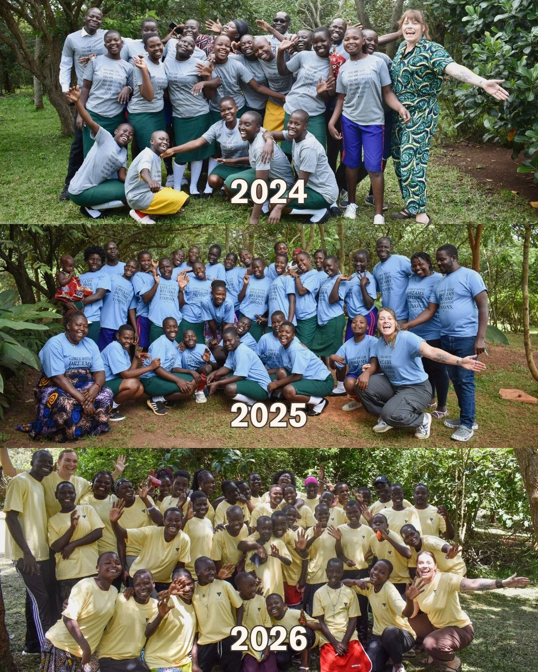In our first full year of this work, we started with 1 girl. We finished that year with 13.⁠
⁠
The next year, 25. And today, 35 girls are in our care in Karuma, Uganda &mdash; safe, in school, and becoming who they were always meant to be.⁠
⁠
Growth 