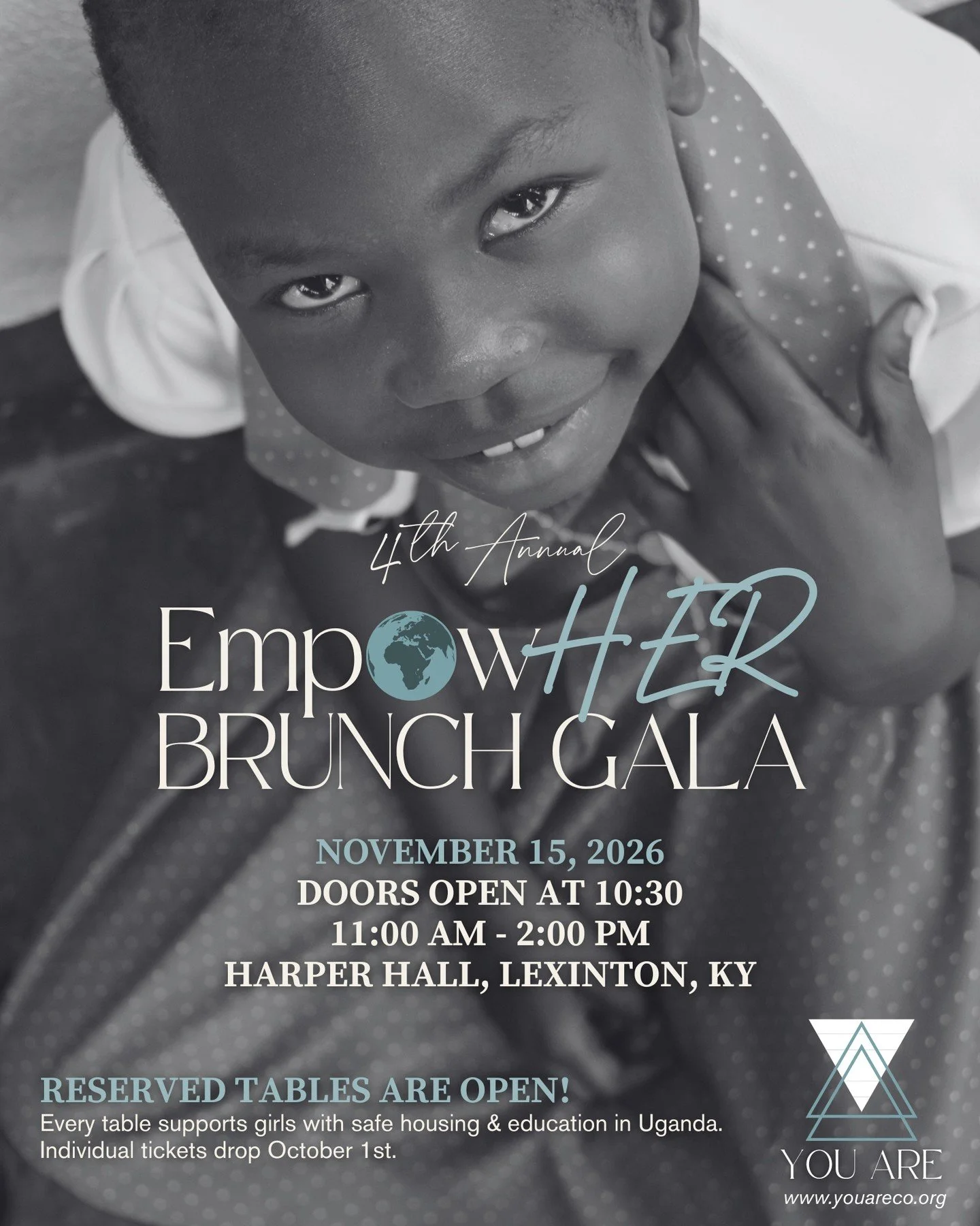 Tables registration are OPEN and we are not playing around. 🥂⁠
⁠
Tag your girls, fill your table, and show up for something that matters. Tables are limited so don't sleep on it!⁠
⁠
Every seat supports girls with safe housing and education in Uganda