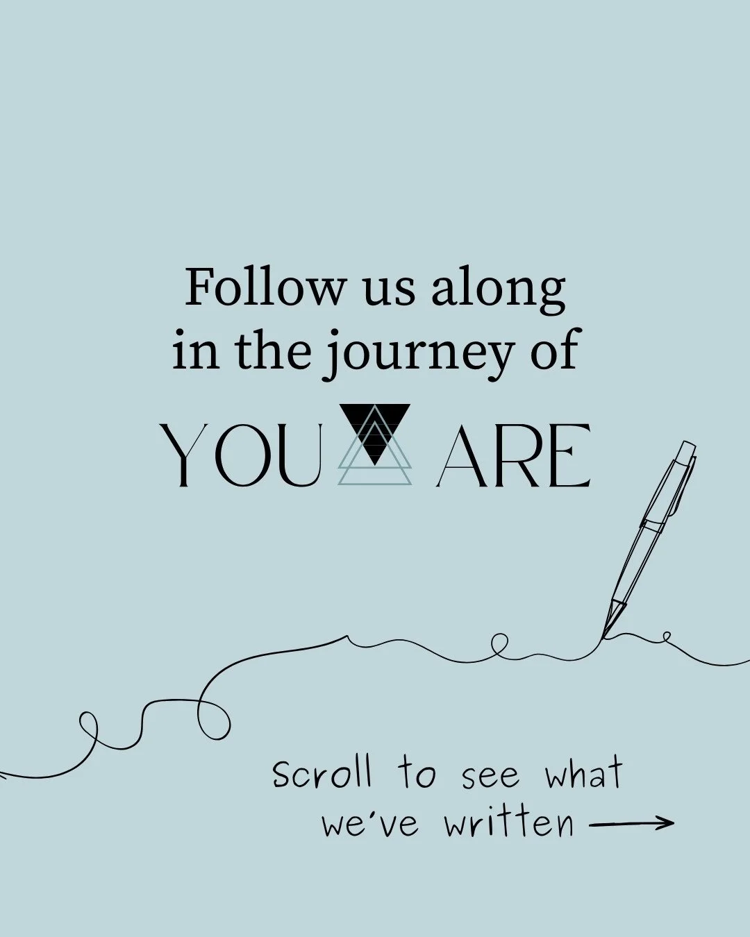 Little by little, YOU ARE has been writing a story now for 7 years, and we are so proud of what we have accomplished so far 💫⁠
⁠
Tag a friend below who would vibe with this work...and would want to help us continue writing our story! ⁠
⁠
#youare #gi