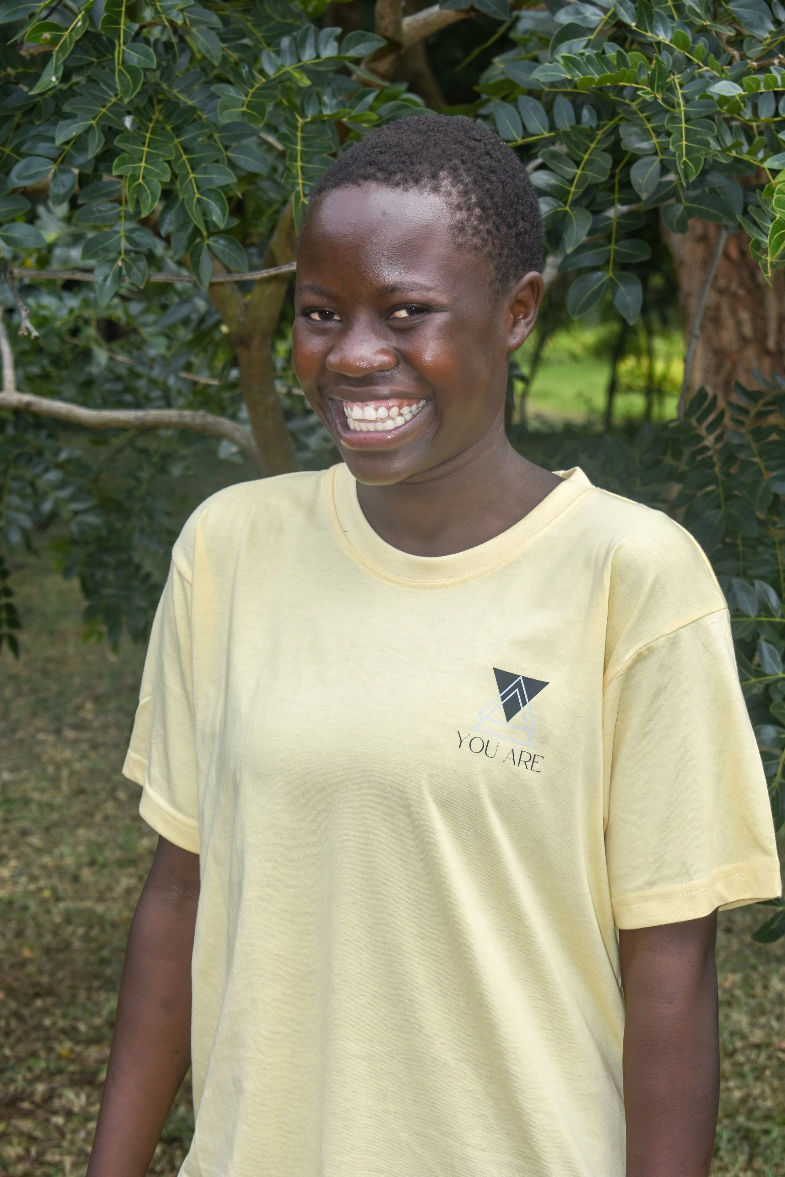 “My name is Favourite. I am 18 years old and in S2 class. My dream is to become a nurse.”