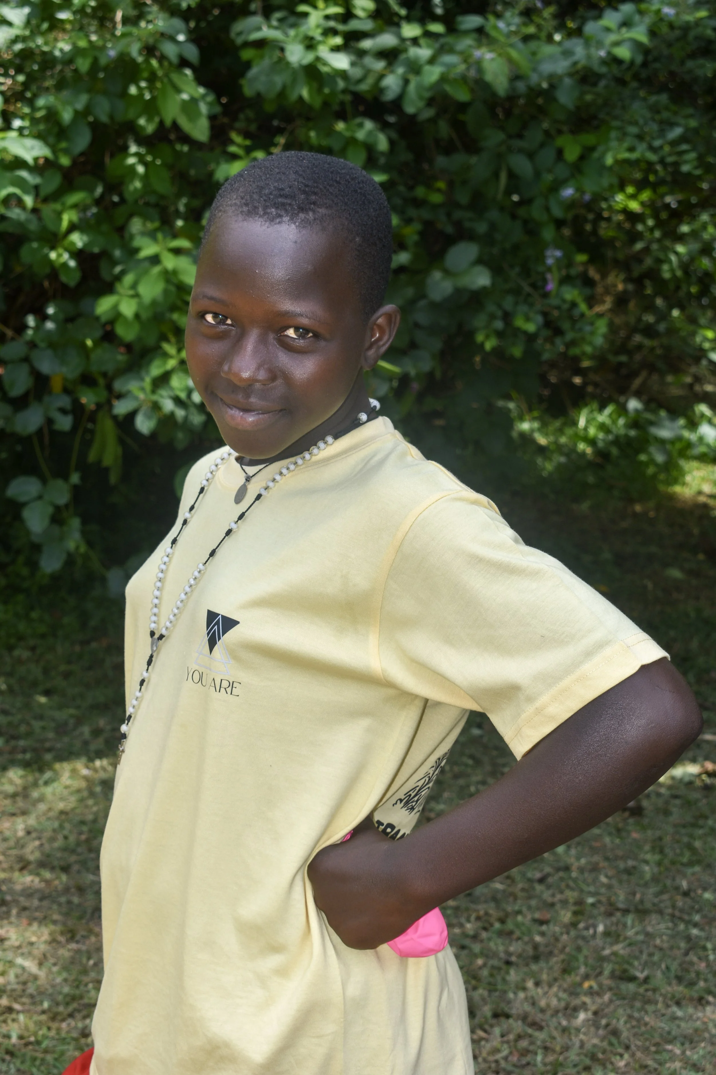 “My name is Monica. I am 12 years old and in P3 class. My dream is to become an engineer.”