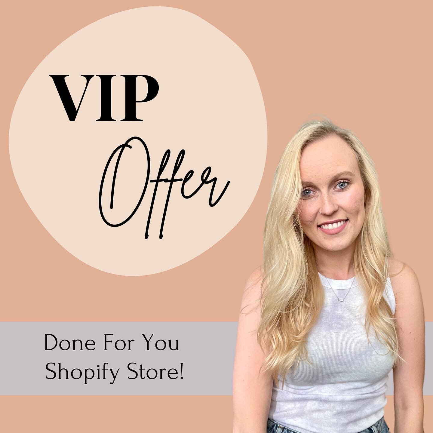 Having your very own e-commerce shop is closer than you think✨

🚨Introducing my brand new VIP Offer🚨 A Done For You Shopify Store‼️

With this offer I will take your existing Etsy shop and transform it into a Shopify store customized just for you😍
