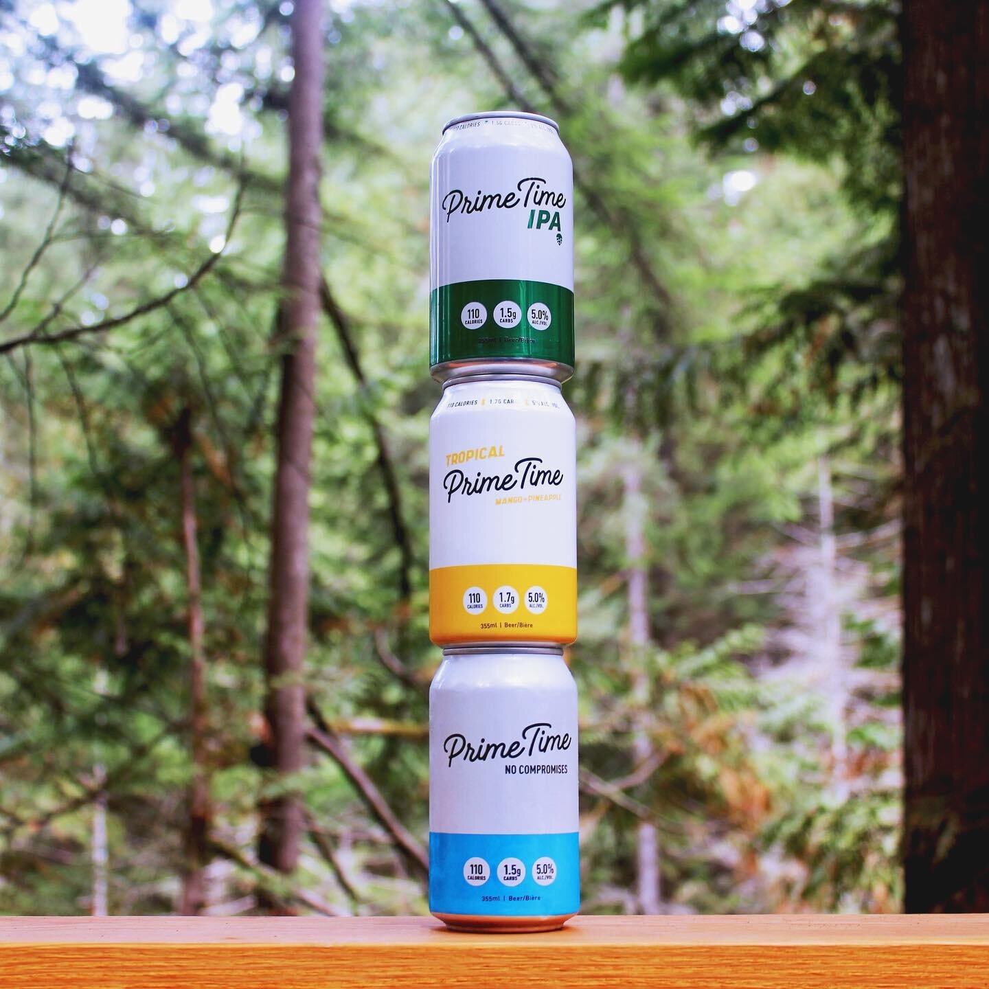Have your weekend stack ready?
🚨 Contest Alert! 🚨 
Comment below and tell us your go to PrimeTime between Original, Tropical, and IPA. A lucky commenter will will some free PrimeTime Swag! (Eligible for BC residents).