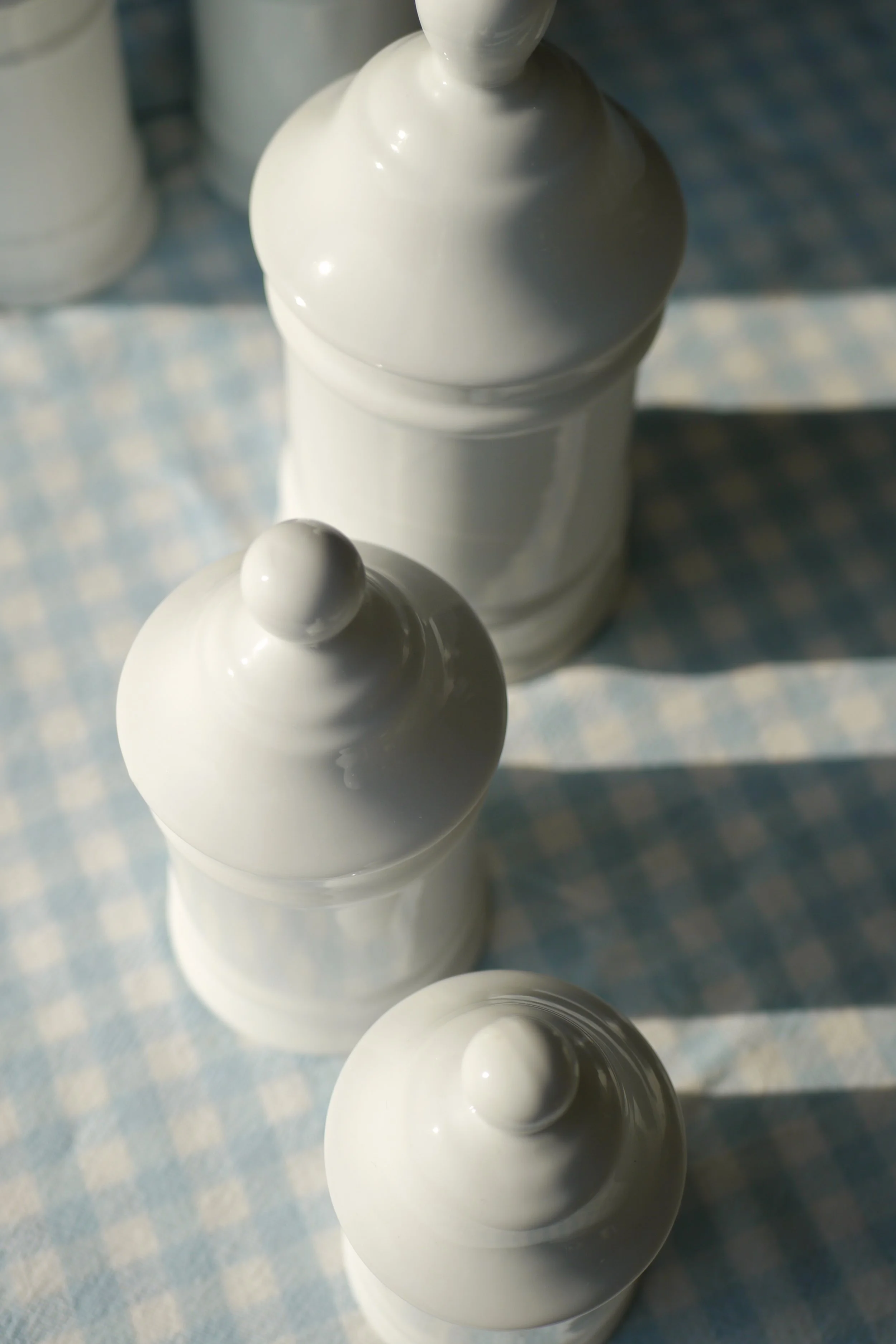 Pot d'apothicaire (grande taille) - Porcelaine