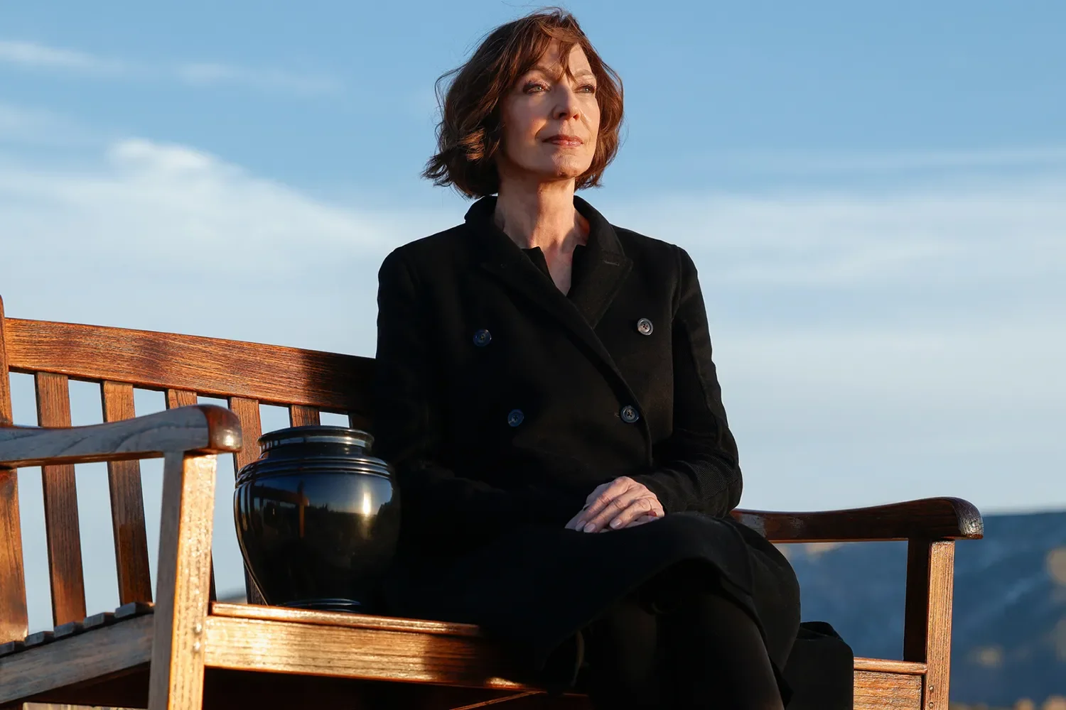 Andrew Rannells Helps a Grieving Allison Janney Plan a Funeral in Heartfelt Miss You, Love You Trailer