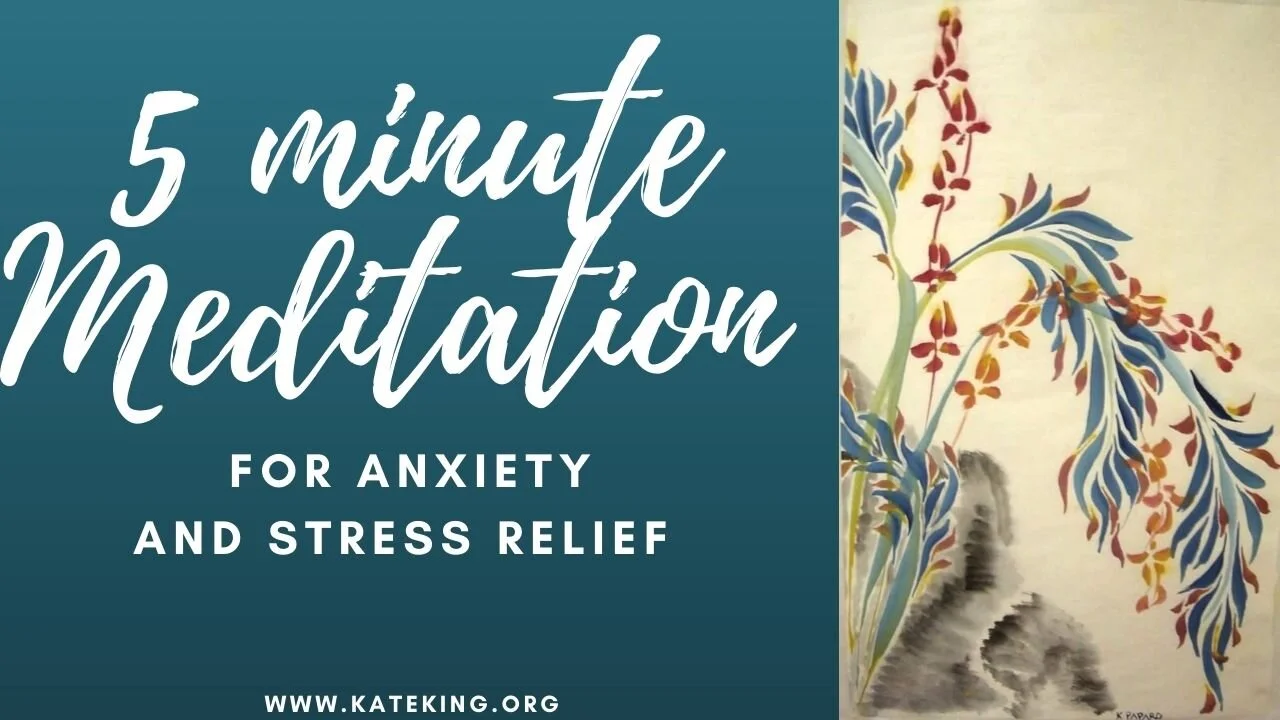 5 Minute Guided Meditation To Calm Your Mind and Body 