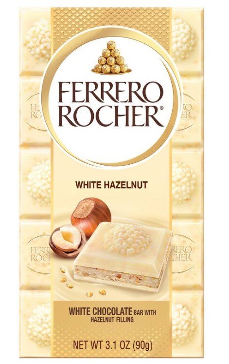 White Chocolate + Hazelnut