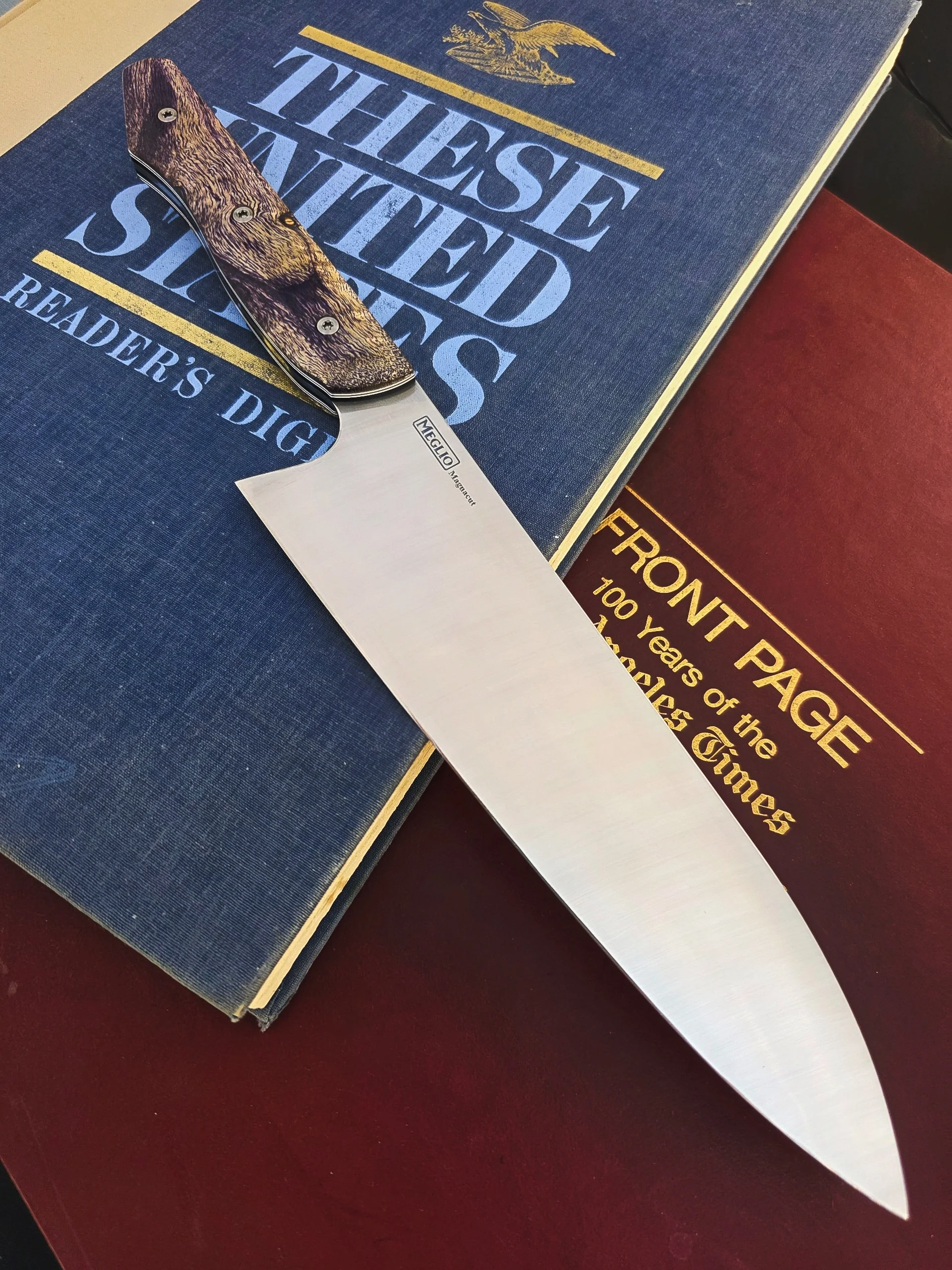 Semi Custom 8 inch Gyuto Purple Primavera