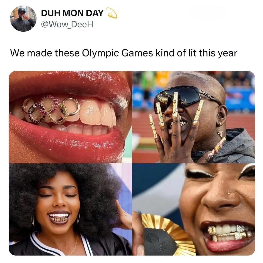 We had a timmmeee watching the Olympics the past couple weeks didn&rsquo;t we?? 🏅🏅🏅 RP:@embracingblackculture #ParisOlympics