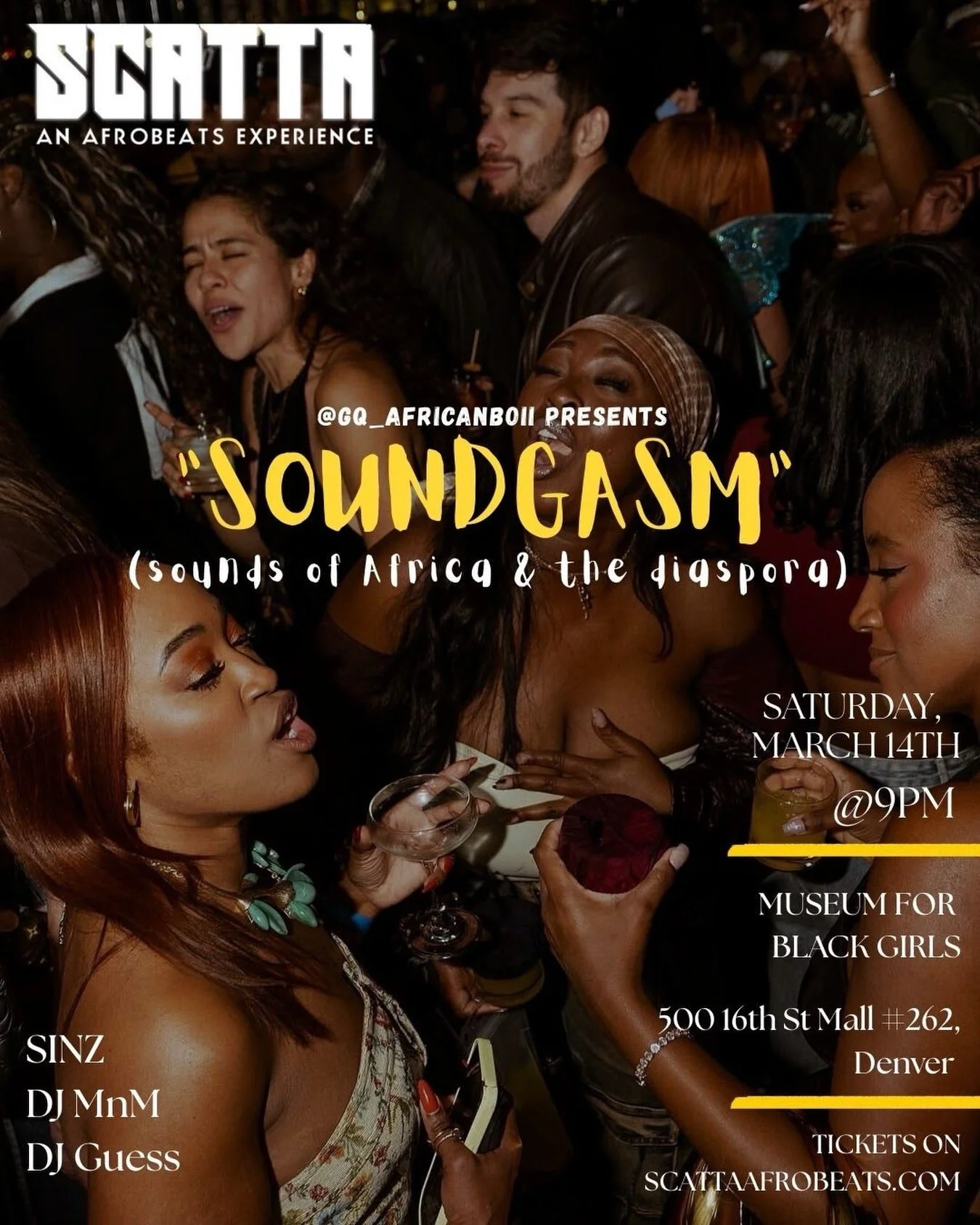 Scatta Afrobeats party 